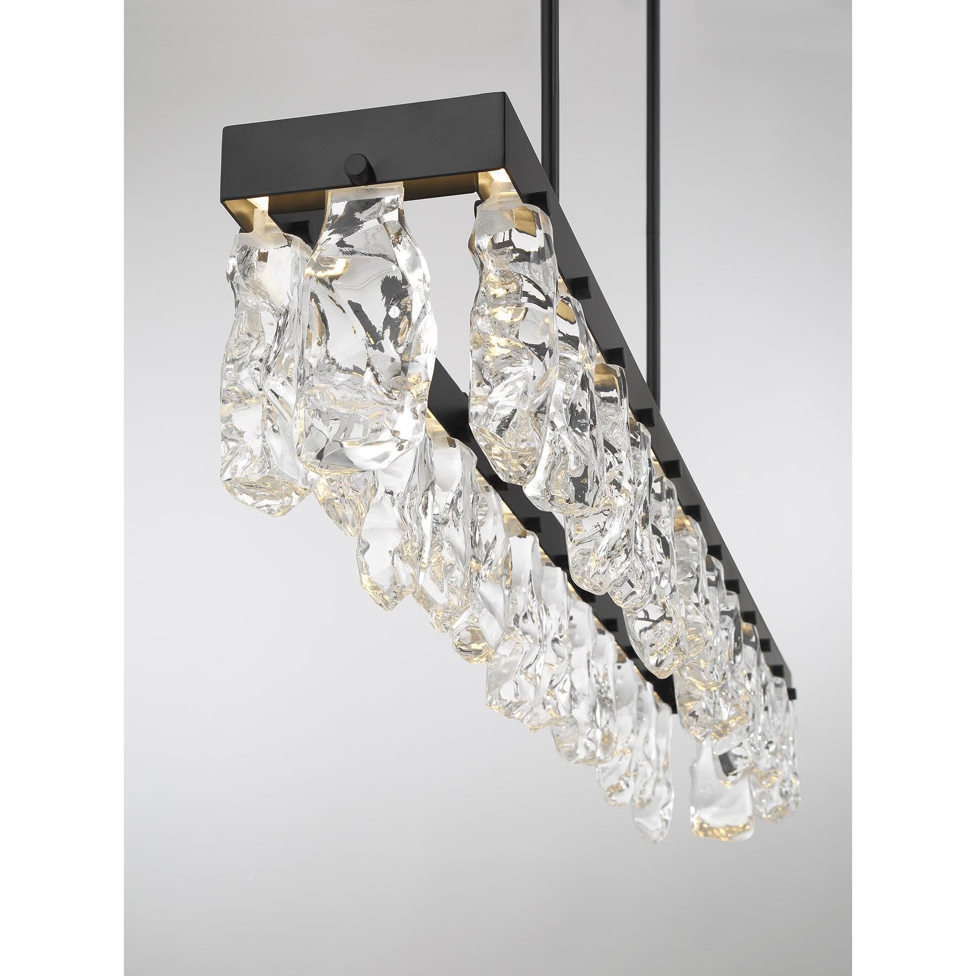 Artic Glacier Linear Suspension Light by Kovacs