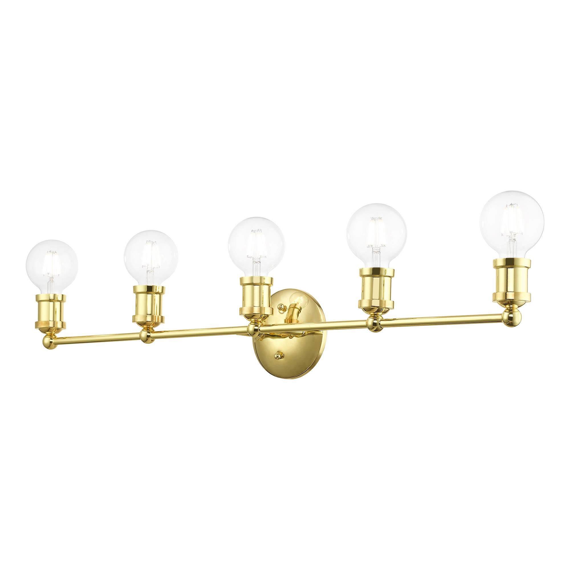 Lansdale 33 Inch 5 Light Bath Vanity Light by Livex Lighting