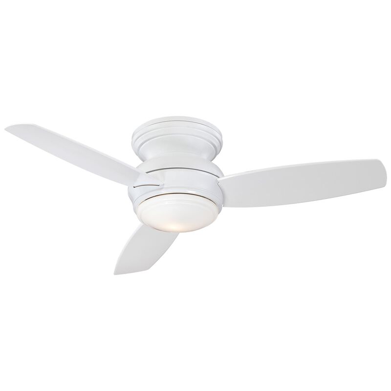 Traditional Concept 44 Inch Flush Mount Fan with Light Kit by Minka Aire