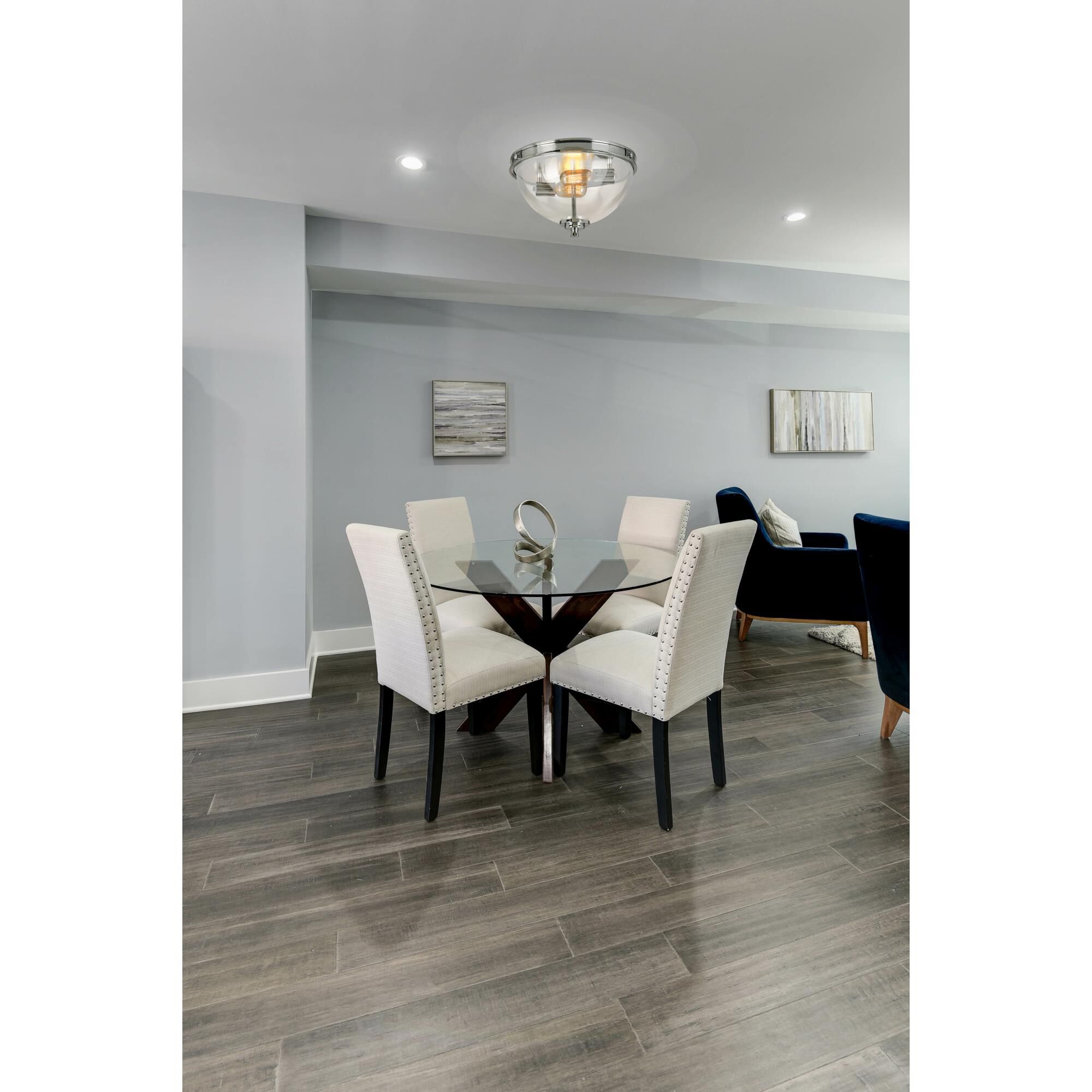 Eglo Cecilia 12 Inch 2 Light Flush Mount by Eglo Lighting