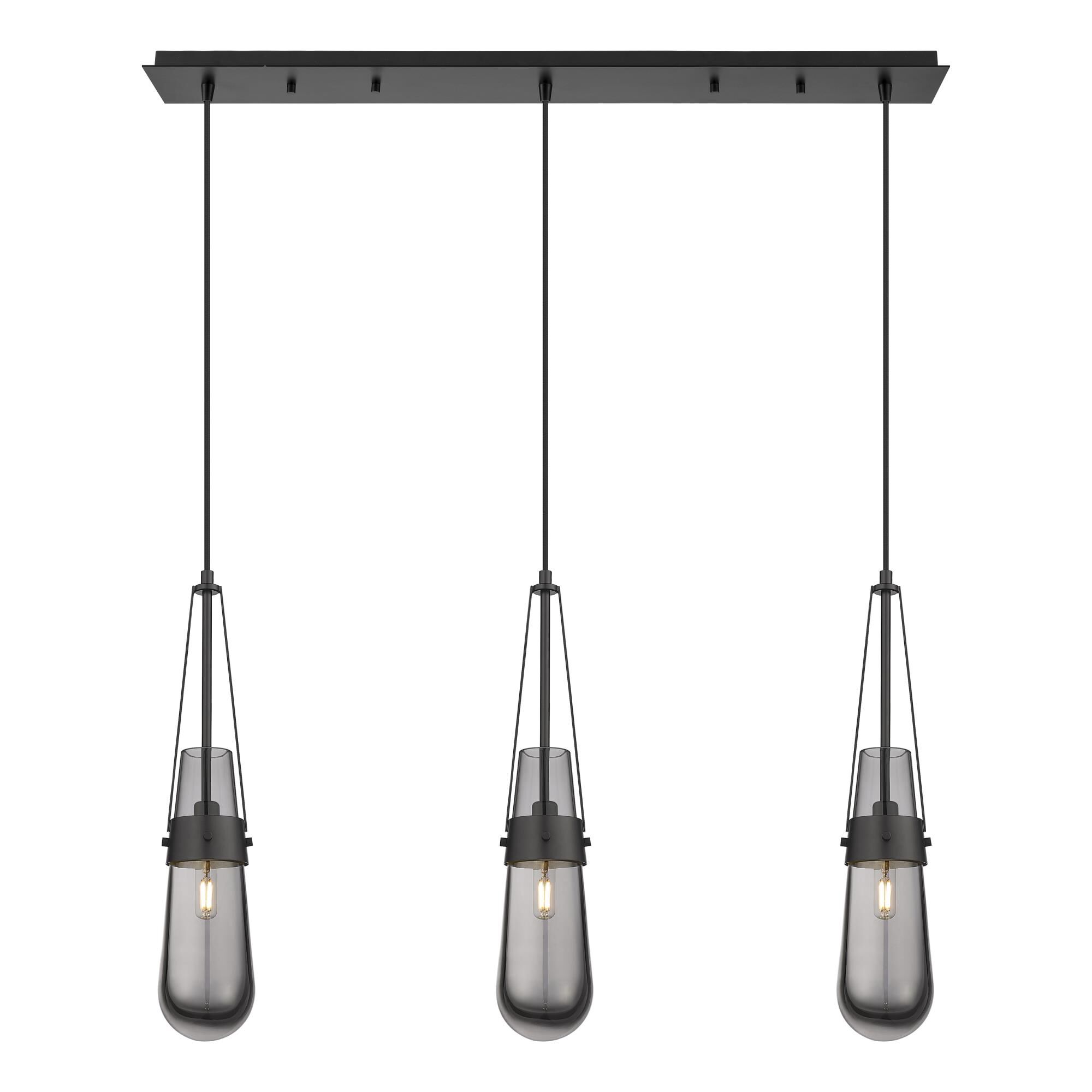 Bruno Marashlian Milan 36 Inch 3 Light Linear Suspension Light by Innovations Lighting