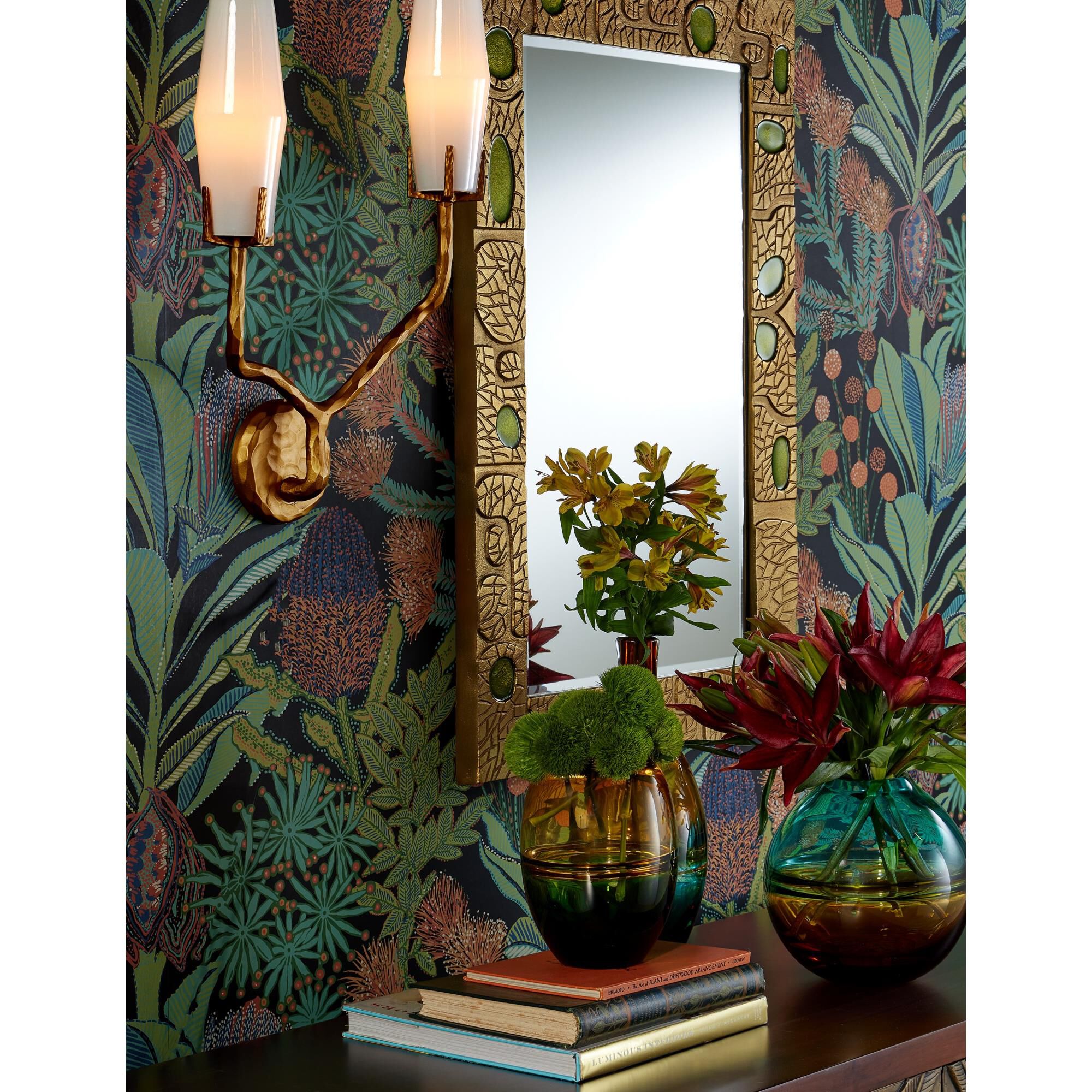 Shown in Aqua Blue, Amber and Green finish