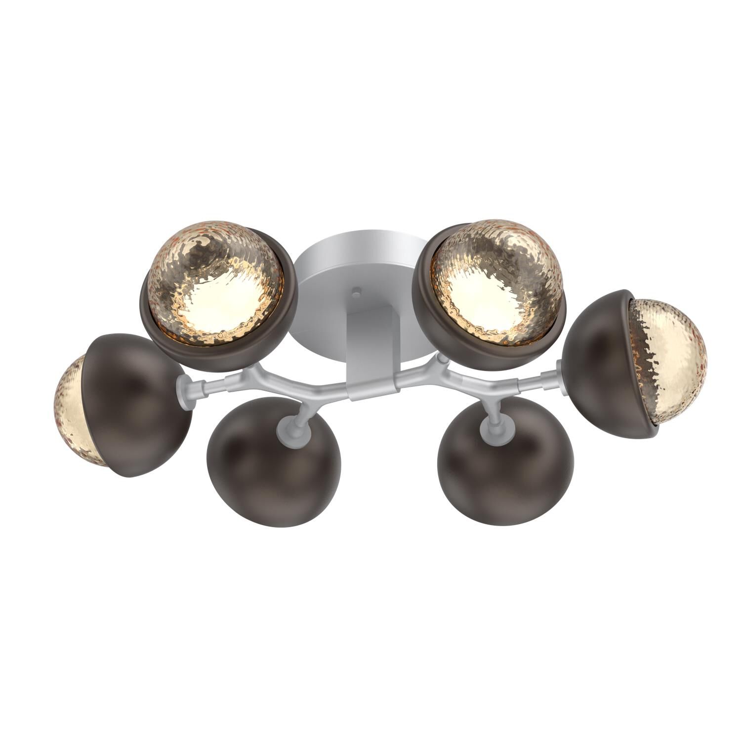 Levi Wilson Cabochon 27 Inch Flush Mount by Hammerton Studio