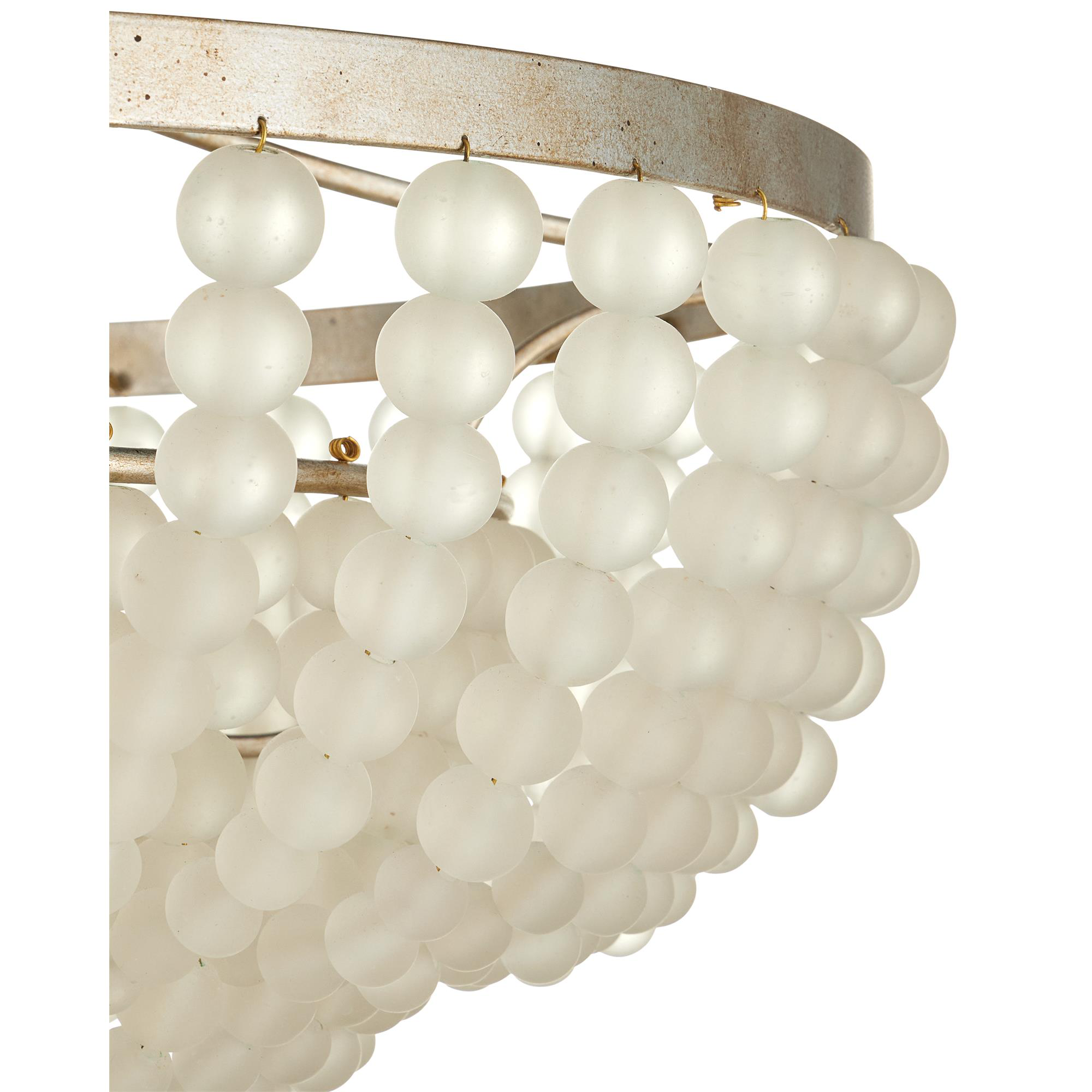 Chanteuse 31 Inch 4 Light Semi Flush Mount,