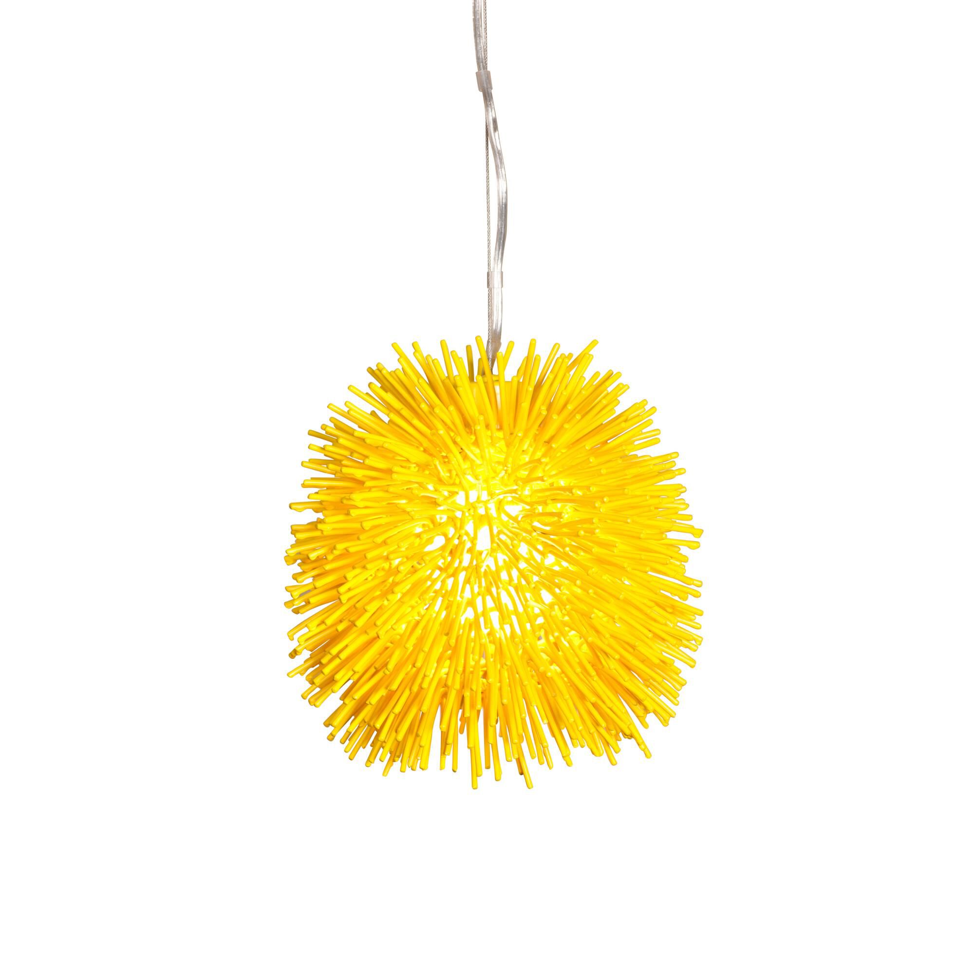 Shown in Un-Mellow Yellow finish and Recycled Steel shade