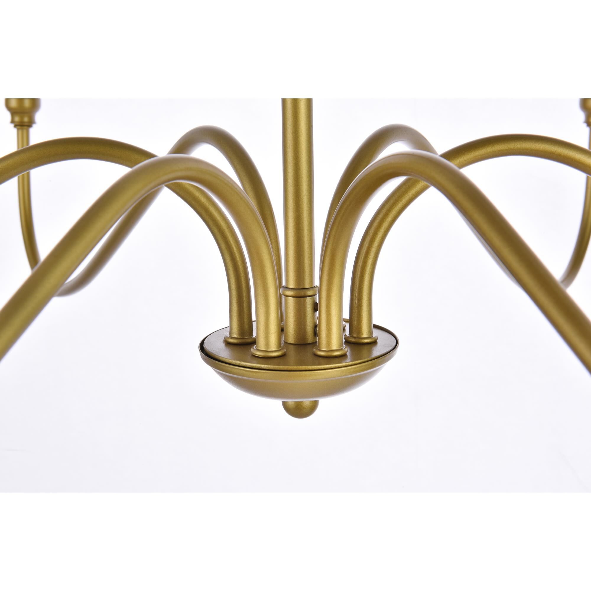 Rohan 36 Inch 6 Light Chandelier by Elegant Lighting