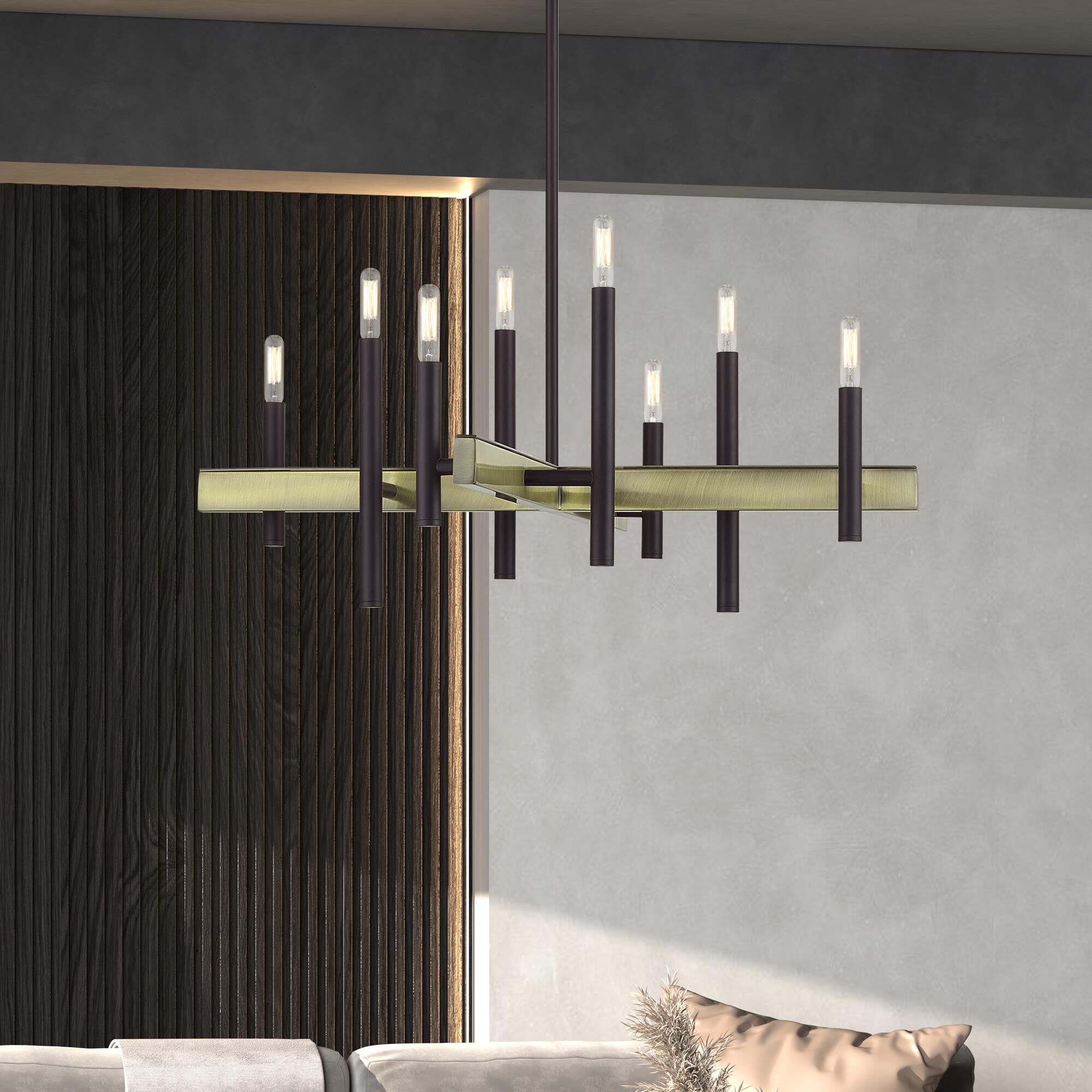 Shown in Bronze with Antique Brass Accents finish