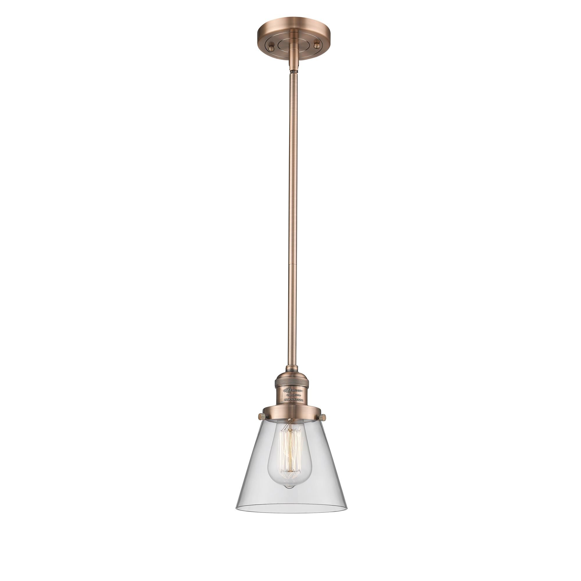 Bruno Marashlian Small Cone 6 Inch Mini Pendant by Innovations Lighting