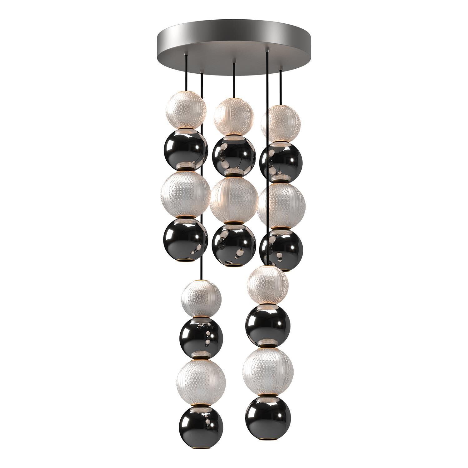 Onyx Multi Light Pendant by Alora Lighting