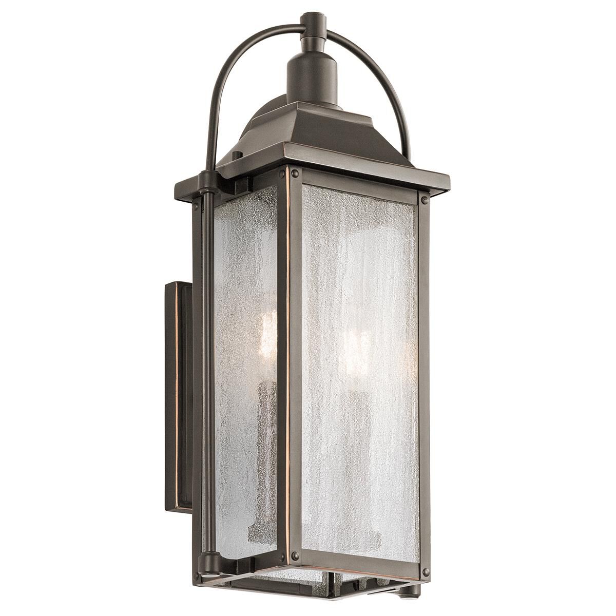 Harbor Row 18 Inch Tall 2 Light Outdoor Wall Light by Kichler Lighting