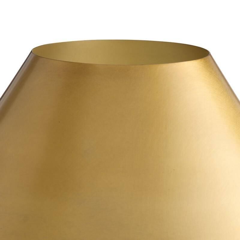 Shown in Alabaster and Brass finish