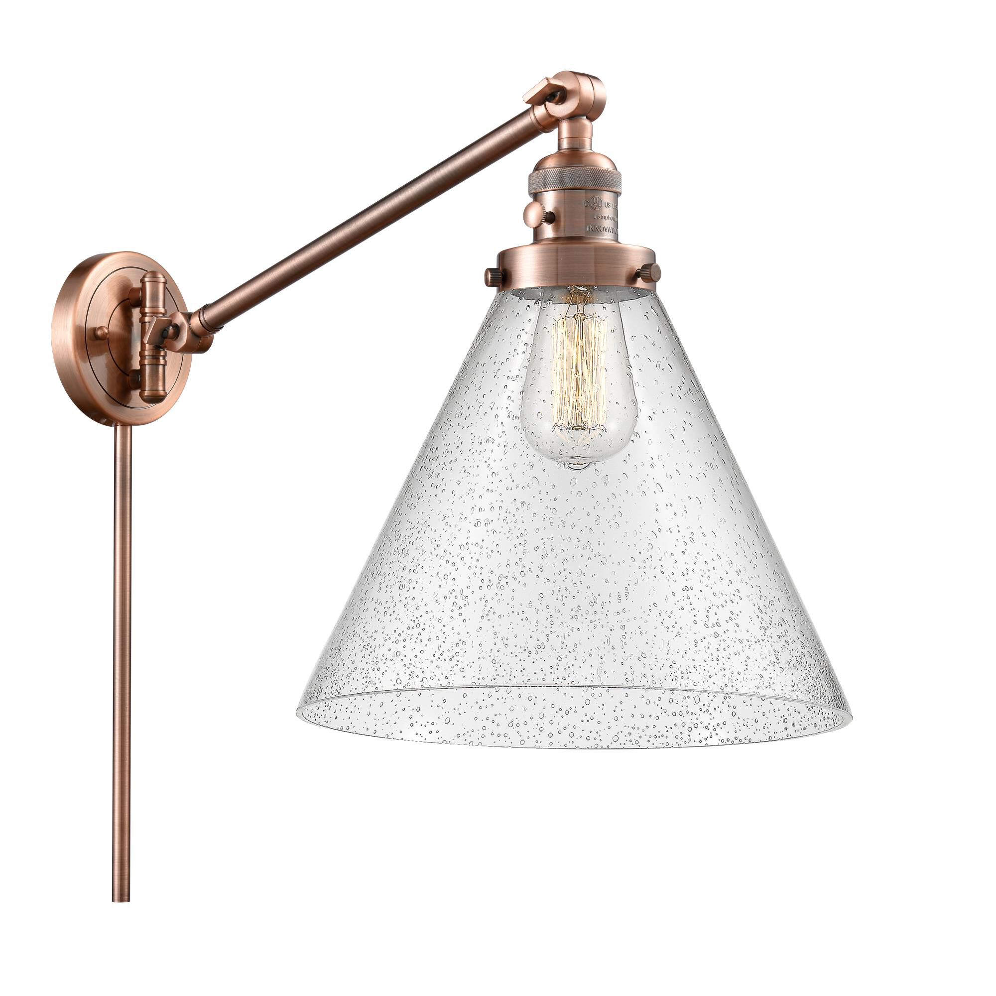 Bruno Marashlian Cone Wall Swing Lamp by Innovations Lighting