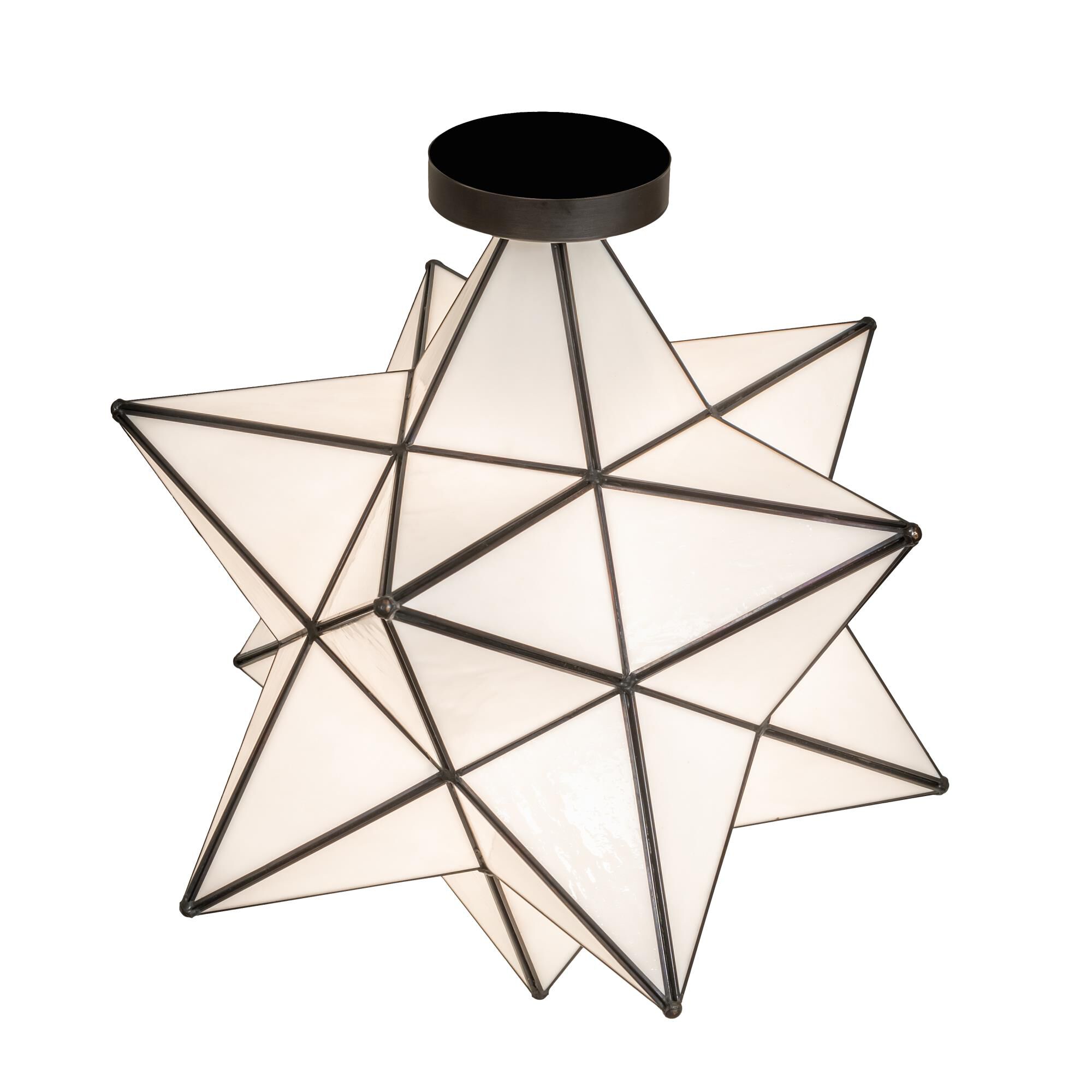 Moravian Star 18 Inch 1 Light Flush Mount by Meyda Lighting