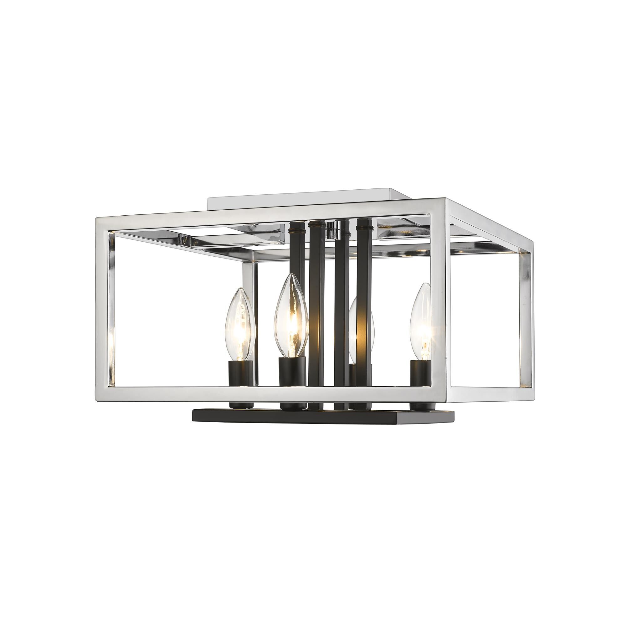 Quadra 13 Inch 4 Light Flush Mount by Z-Lite