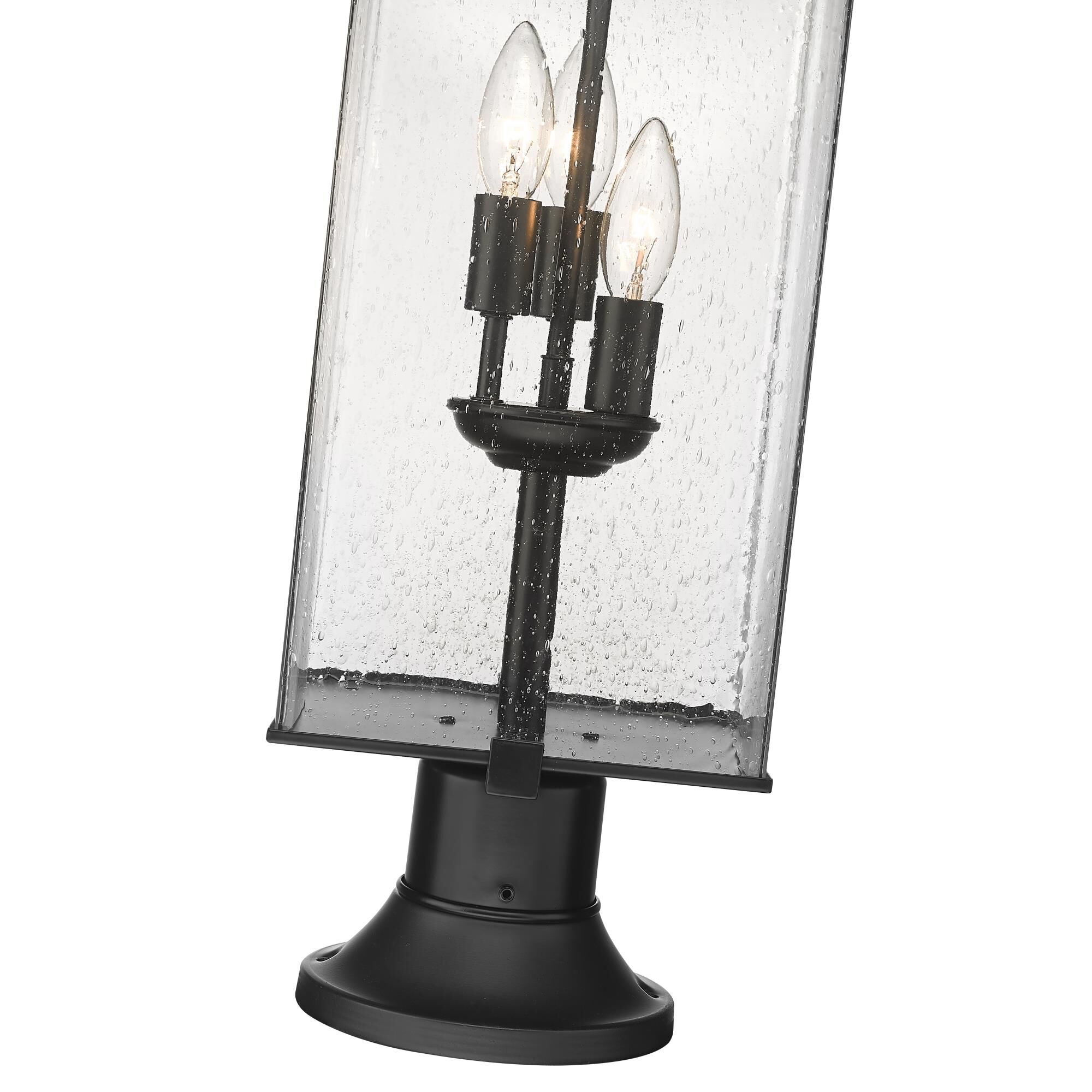 Sana 28 Inch Tall 3 Light Outdoor Pier Lamp by Z-Lite