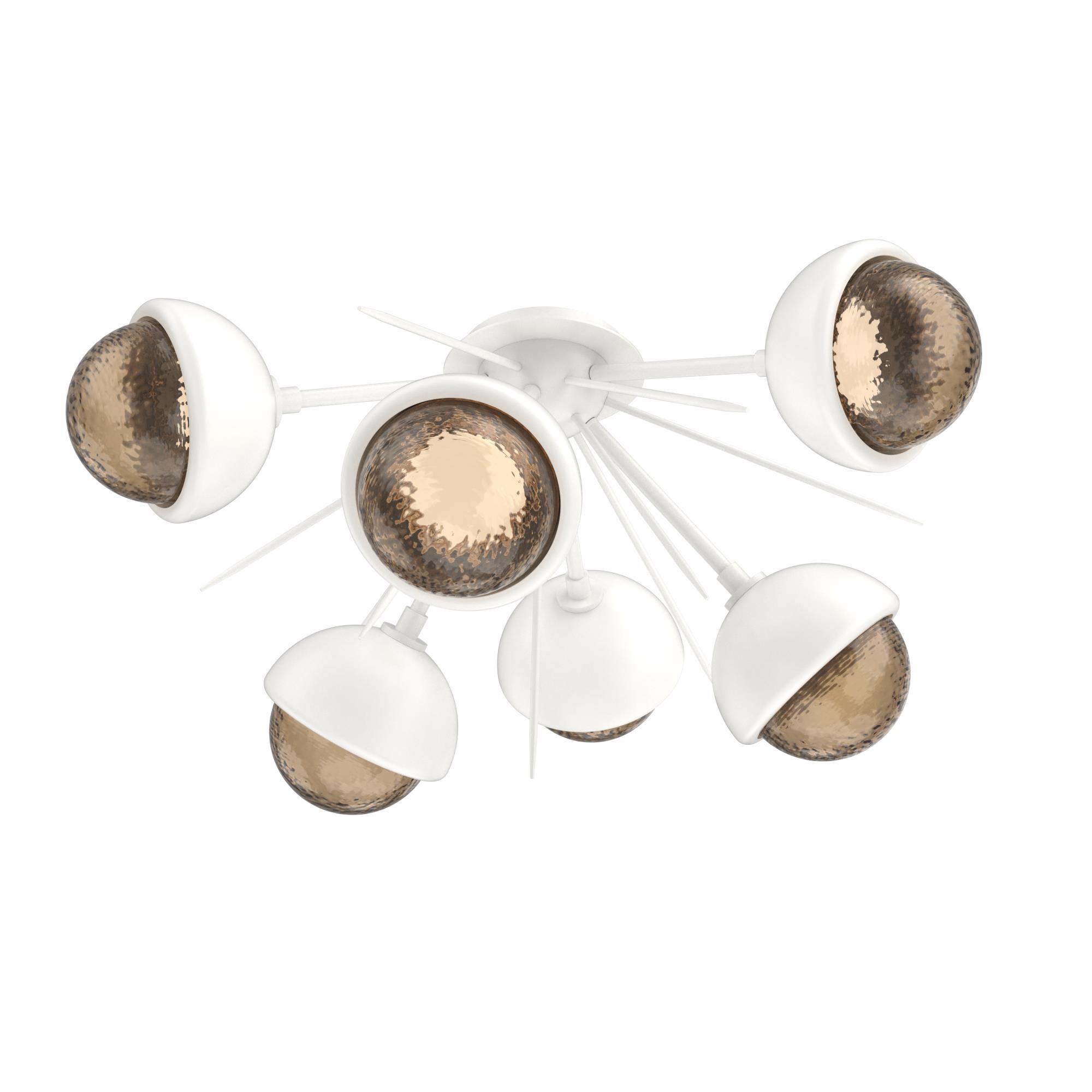 Levi Wilson Cabochon 28 Inch Semi Flush Mount by Hammerton Studio
