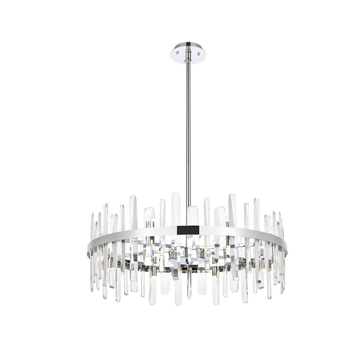 Serena 32 Inch 16 Light Chandelier by Elegant Lighting