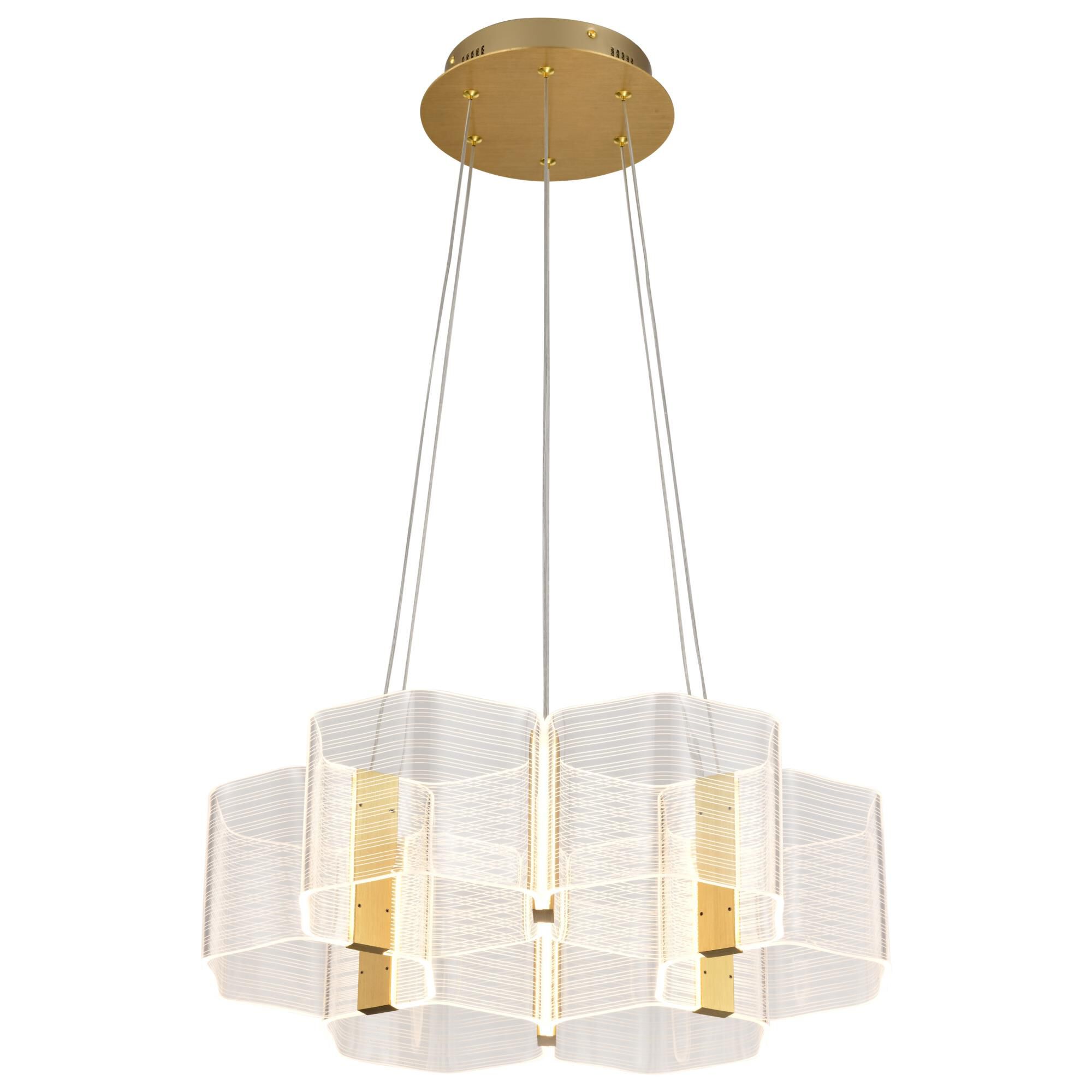 Kenzo 21 Inch Mini Chandelier by Nuvo Lighting