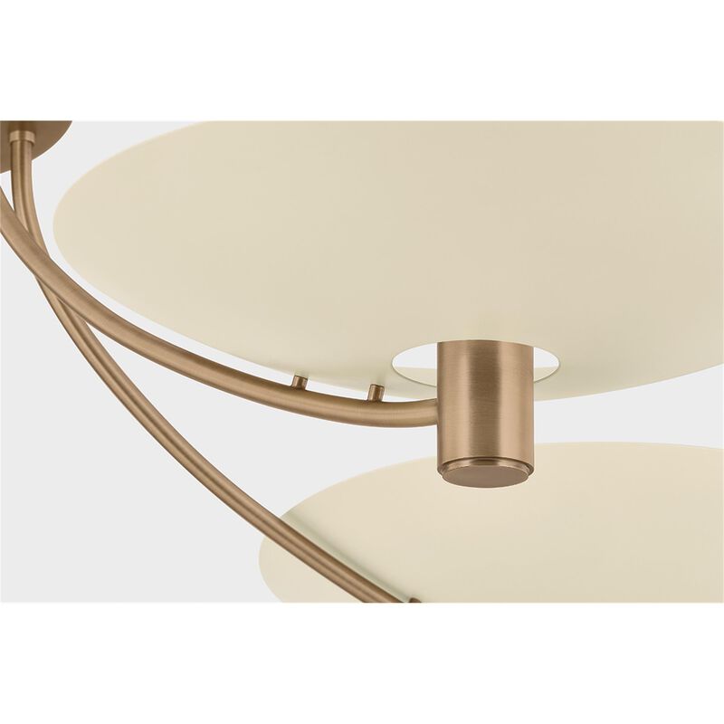 Wolfe 60 Inch 5 Light Semi Flush Mount by Troy Lighting