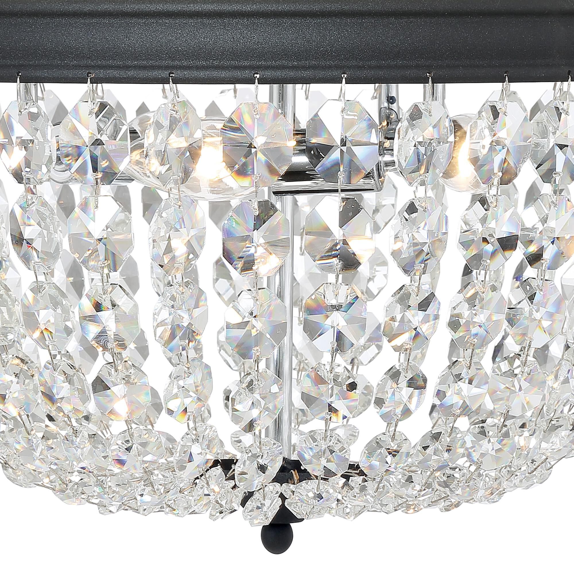 Nola 14 Inch 3 Light Flush Mount by Crystorama