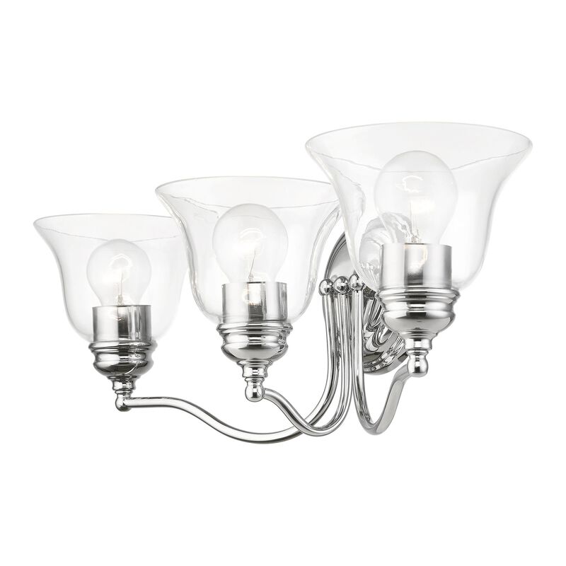 Moreland 24 Inch 3 Light Bath Vanity Light by Livex Lighting