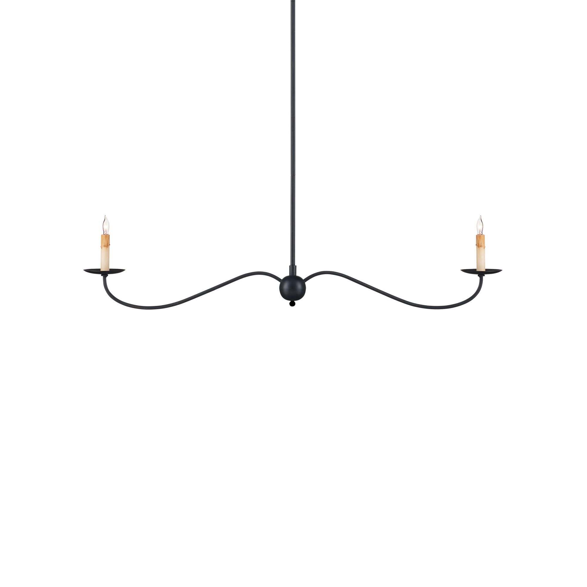 Saxon 43 Inch Linear Suspension Light by Currey and Company