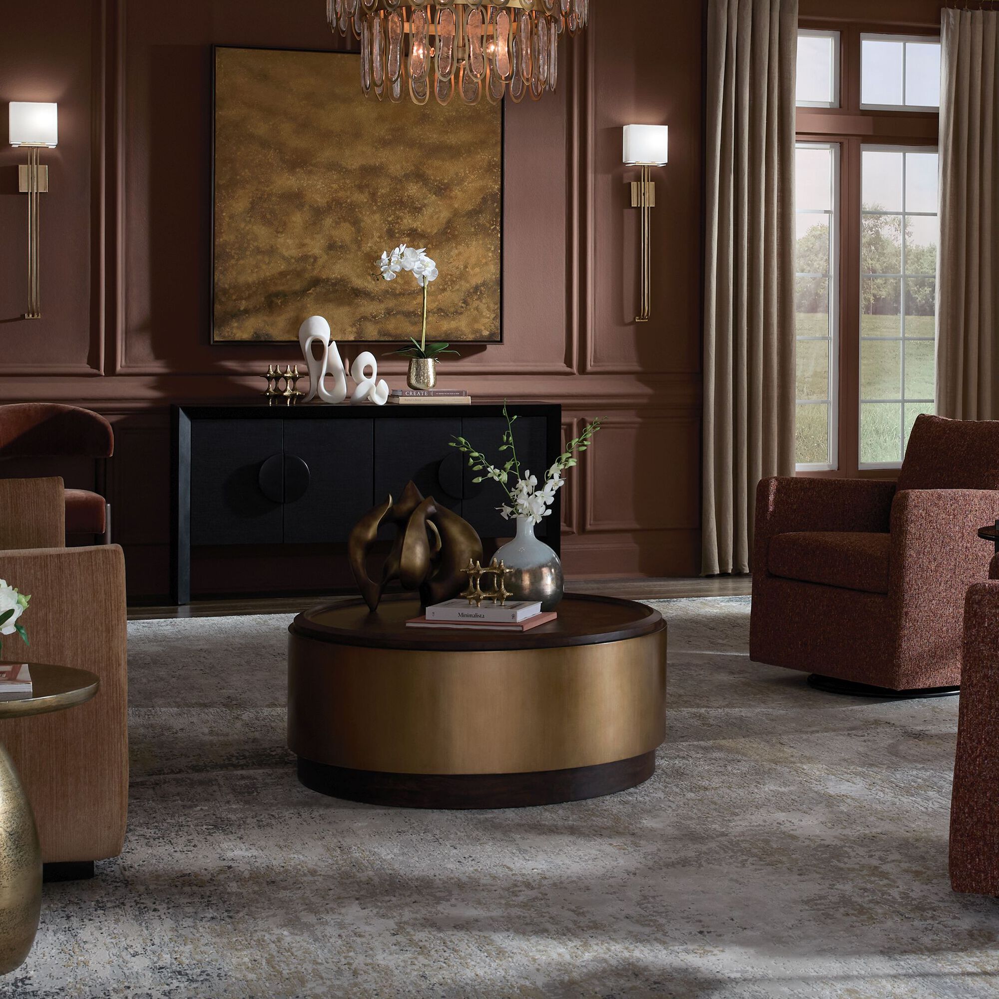 Parrish 38 Inch Coffee Table,
