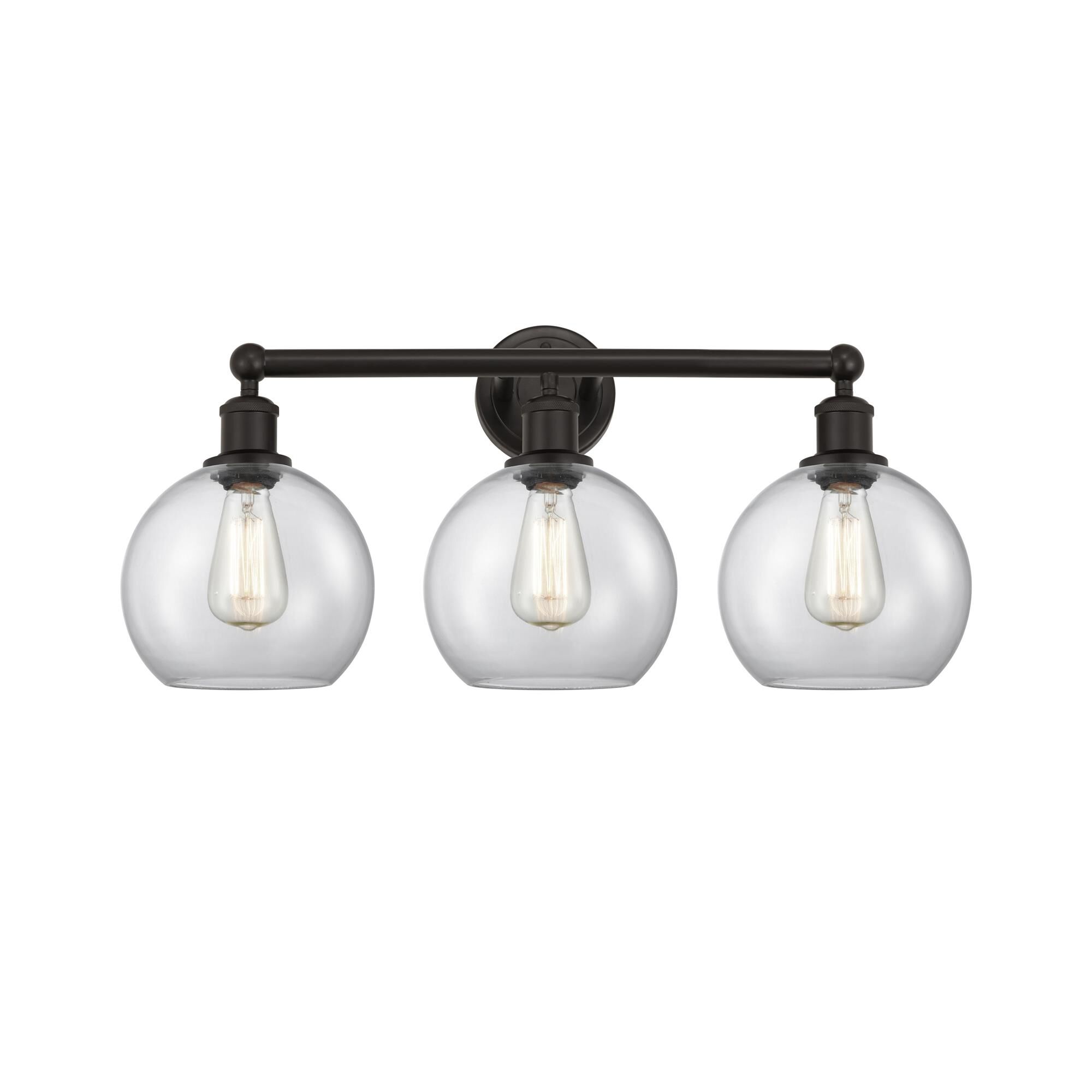 Shown in Oil Rubbed Bronze finish and Clear glass