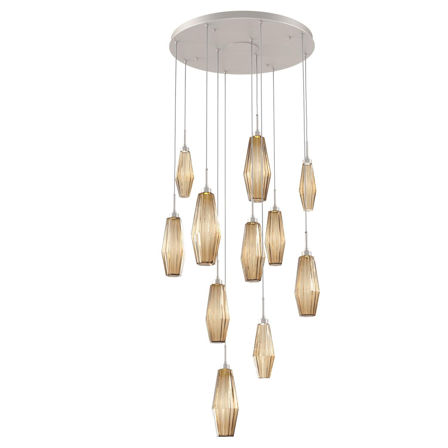 Aalto 33 Inch 11 Light LED Multi Light Pendant by Hammerton Studio