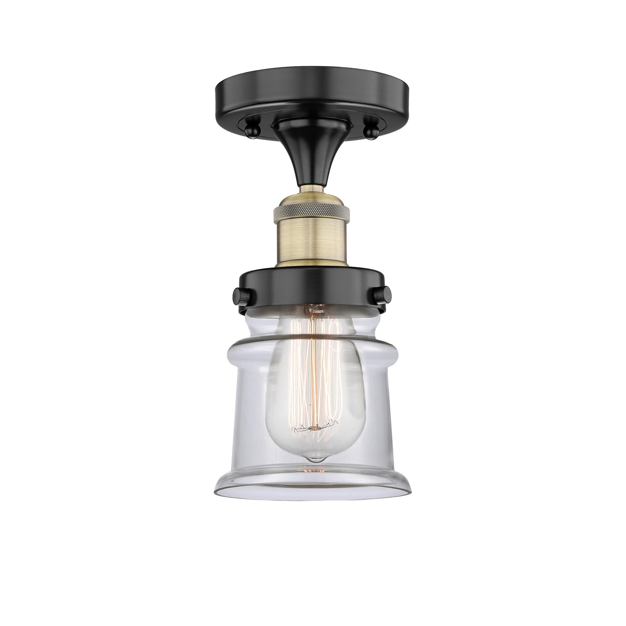 Bruno Marashlian Canton 5 Inch 1 Light Semi Flush Mount by Innovations Lighting