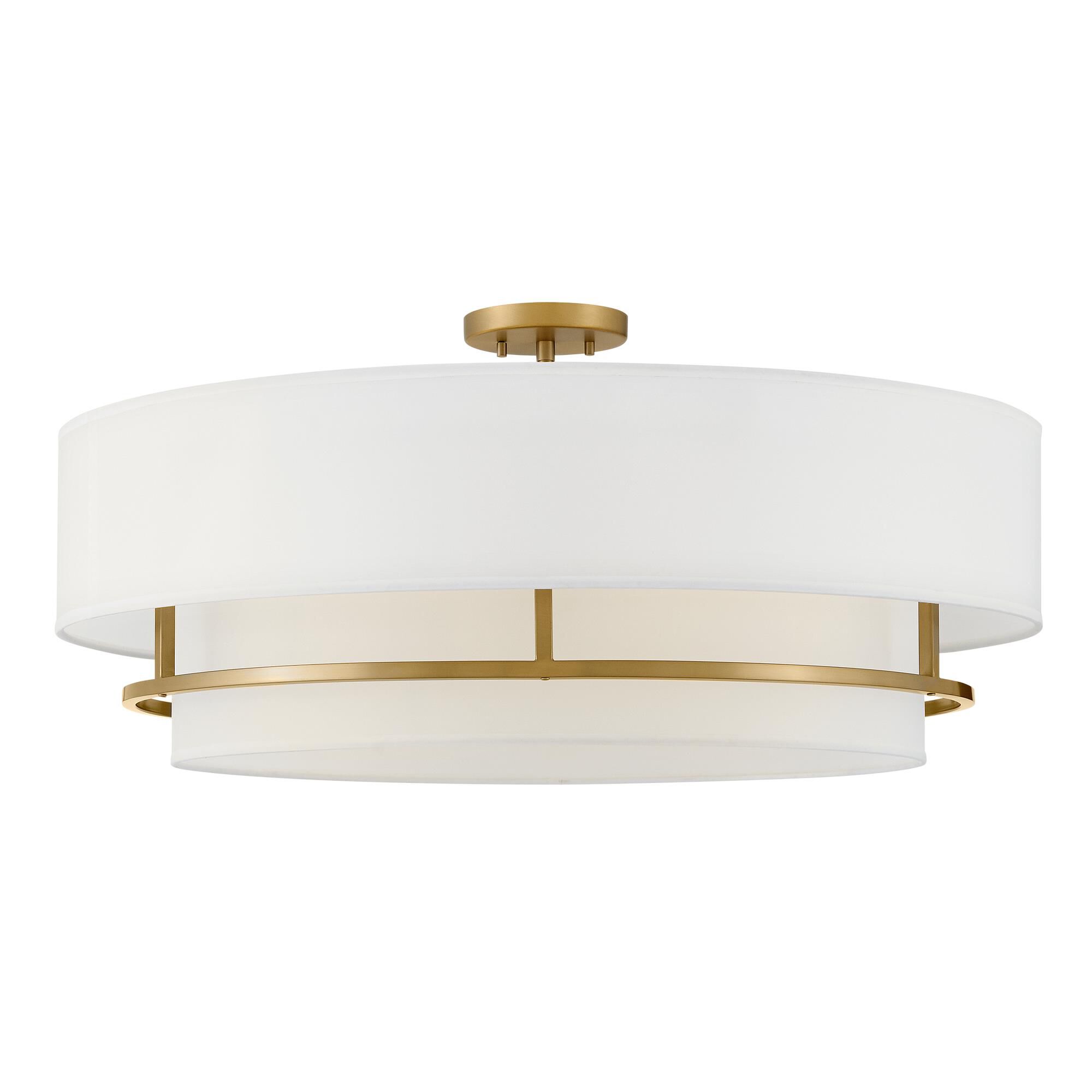 Graham 30 Inch 4 Light LED Semi Flush Mount by Hinkley Lighting