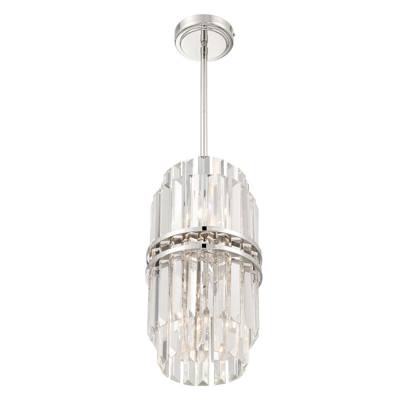 Hayes Small Lantern Pendant by Crystorama