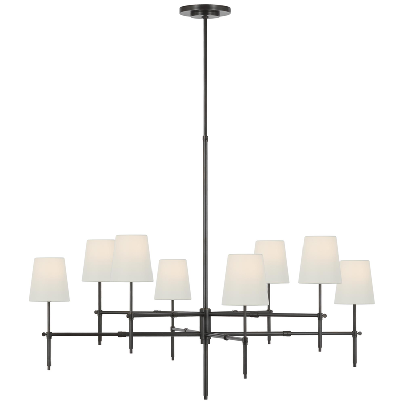 Thomas O'Brien Bryant 48 Inch 8 Light LED Chandelier by Visual Comfort Signature Collection