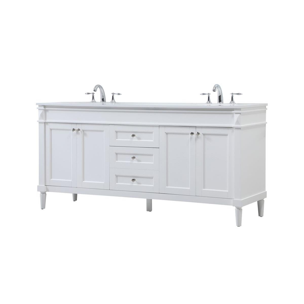 Shown in White finish