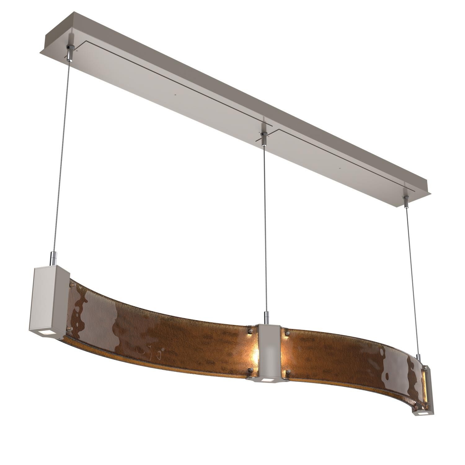 Shown in Metallic Beige Silver finish and Bronze Granite glass