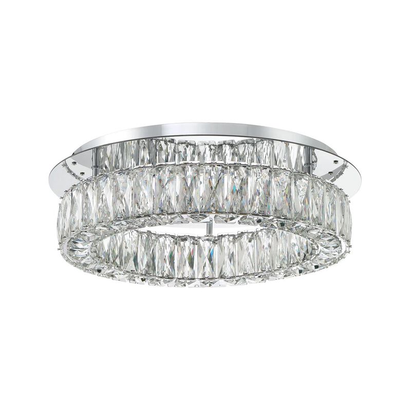 Kinsley 18 Inch Flush Mount by Crystorama