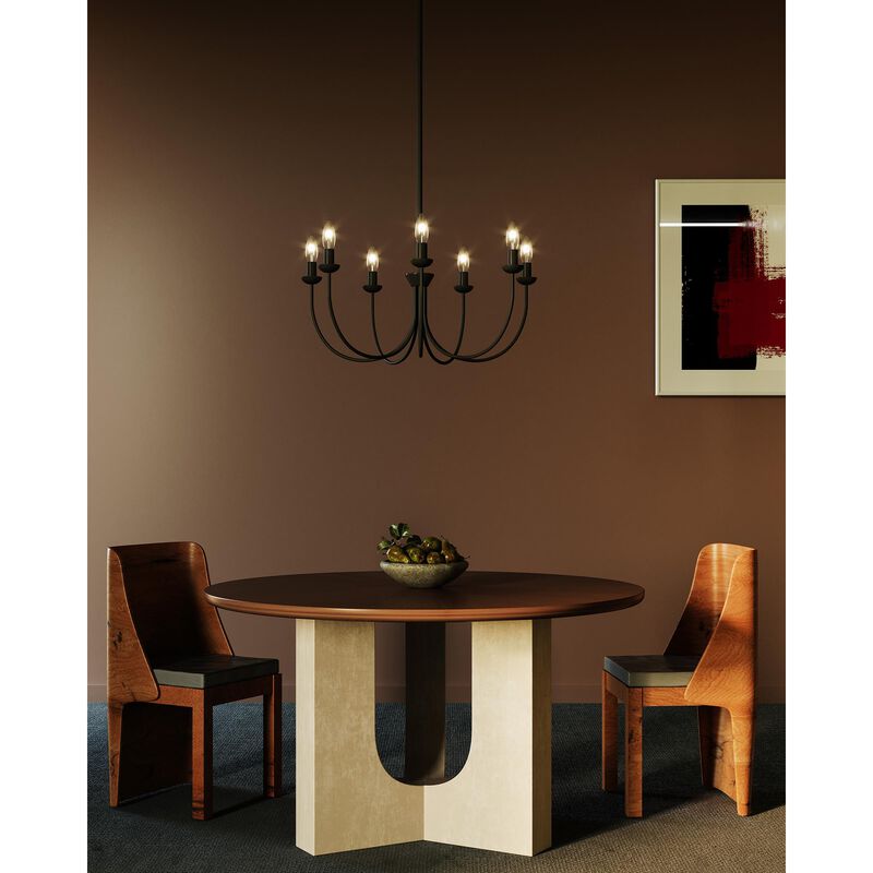Ryan Pauly Ember Medium Chandelier by Alora Mood