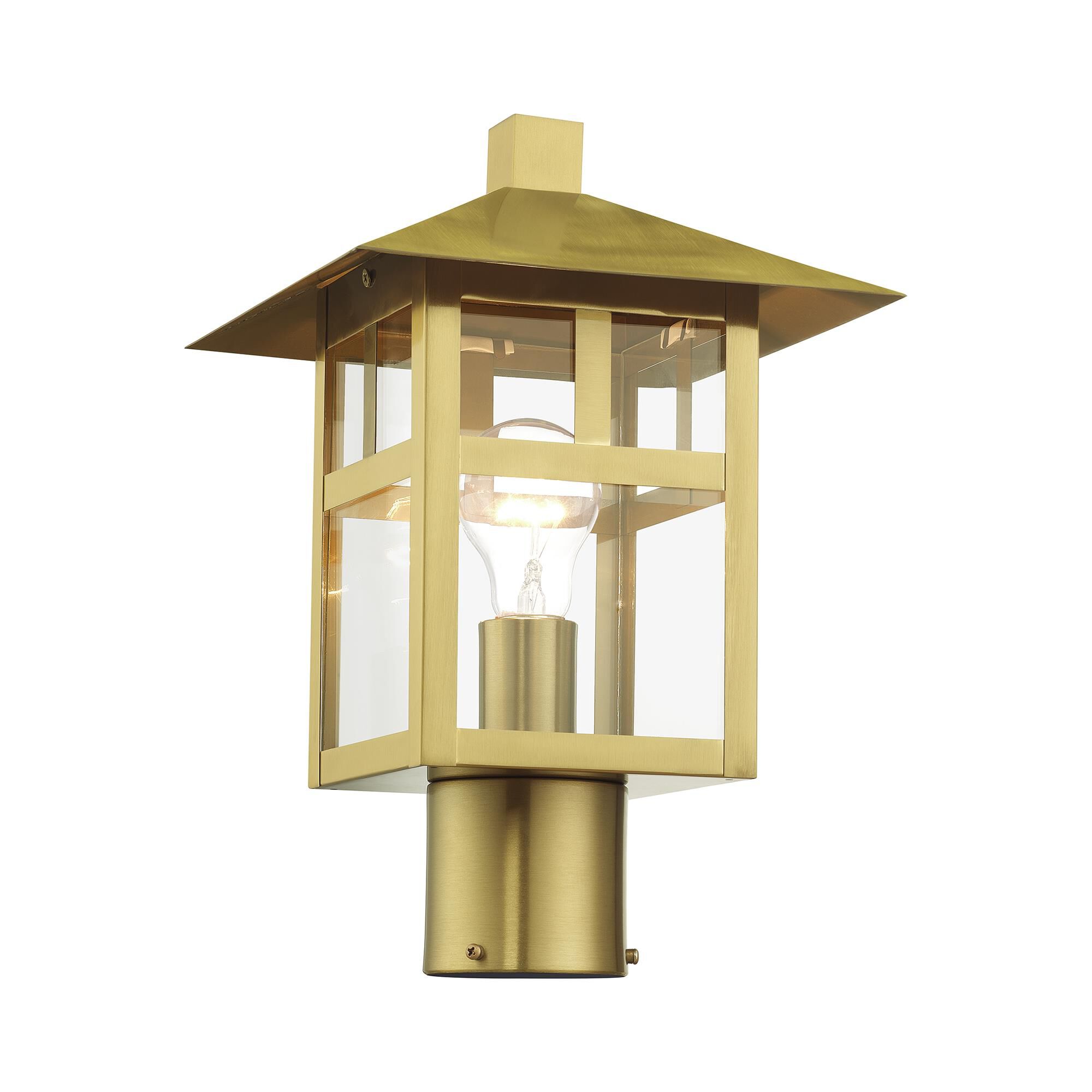 Crestlake 14 Inch Outdoor Post Lamp by Livex Lighting