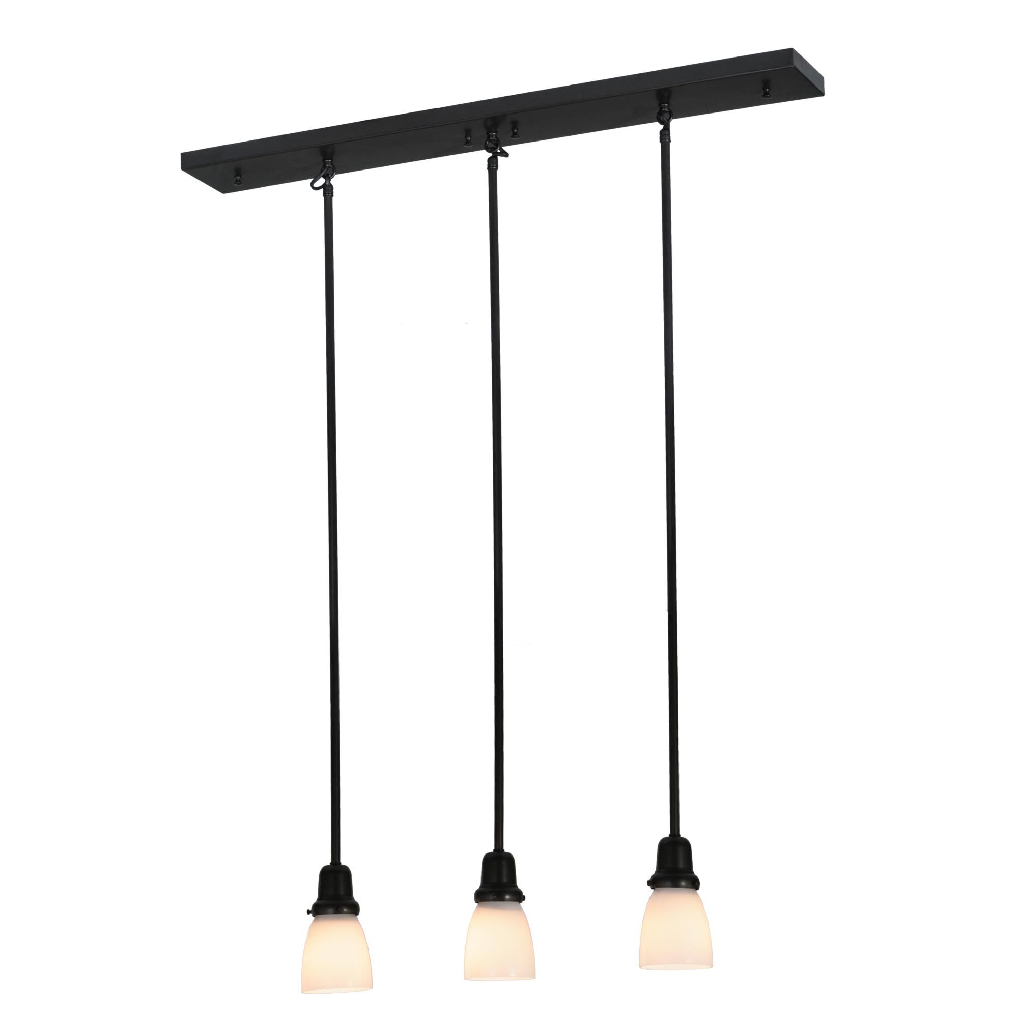36 Inch 3 Light Linear Suspension Light by Meyda Lighting