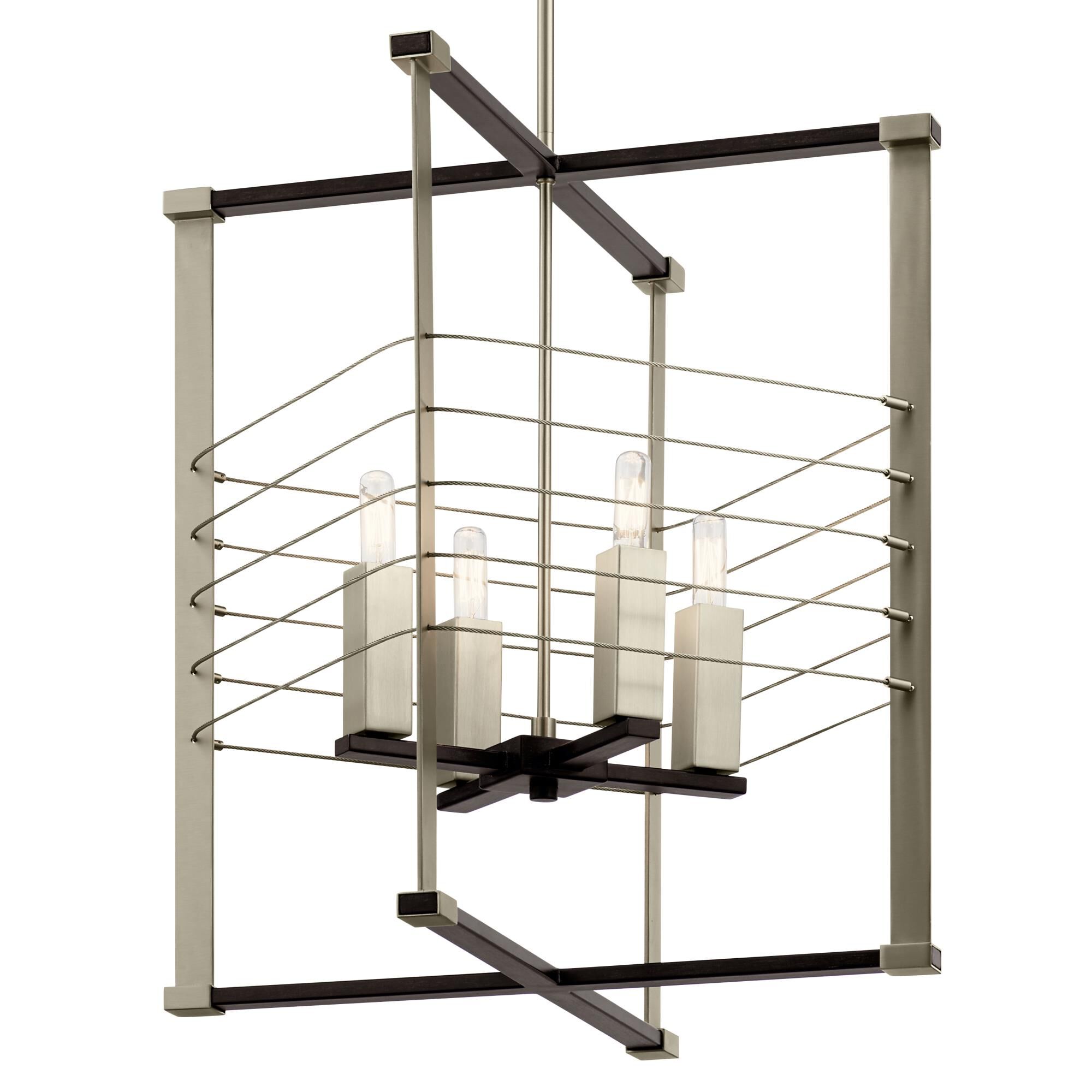Lente 17 Inch Cage Pendant by Kichler