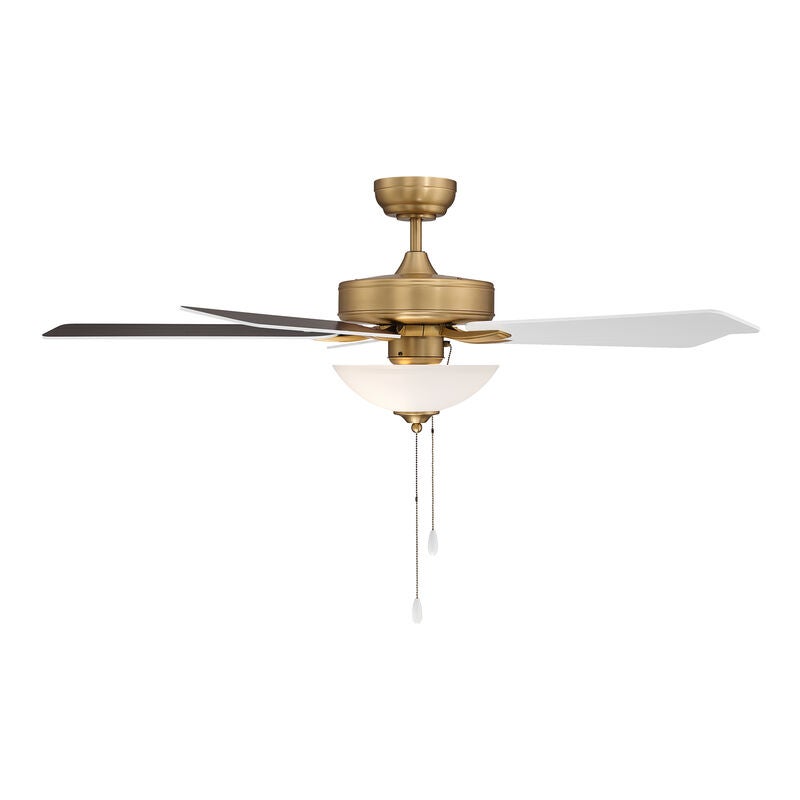 52 Inch Ceiling Fan with Light Kit by Meridian Lighting