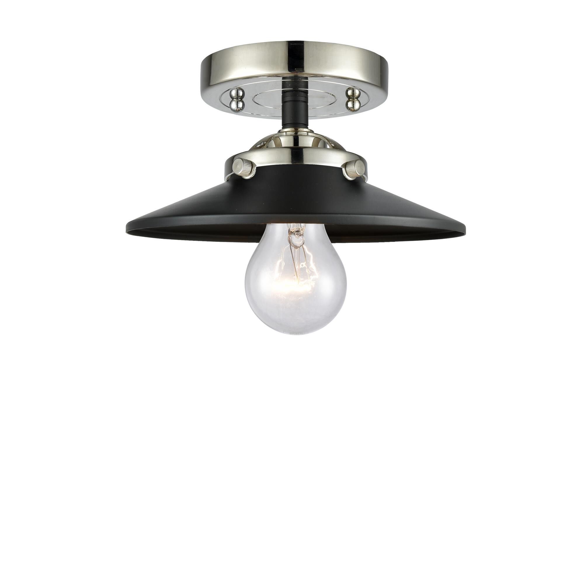 Bruno Marashlian Railroad 8 Inch 1 Light Semi Flush Mount by Innovations Lighting
