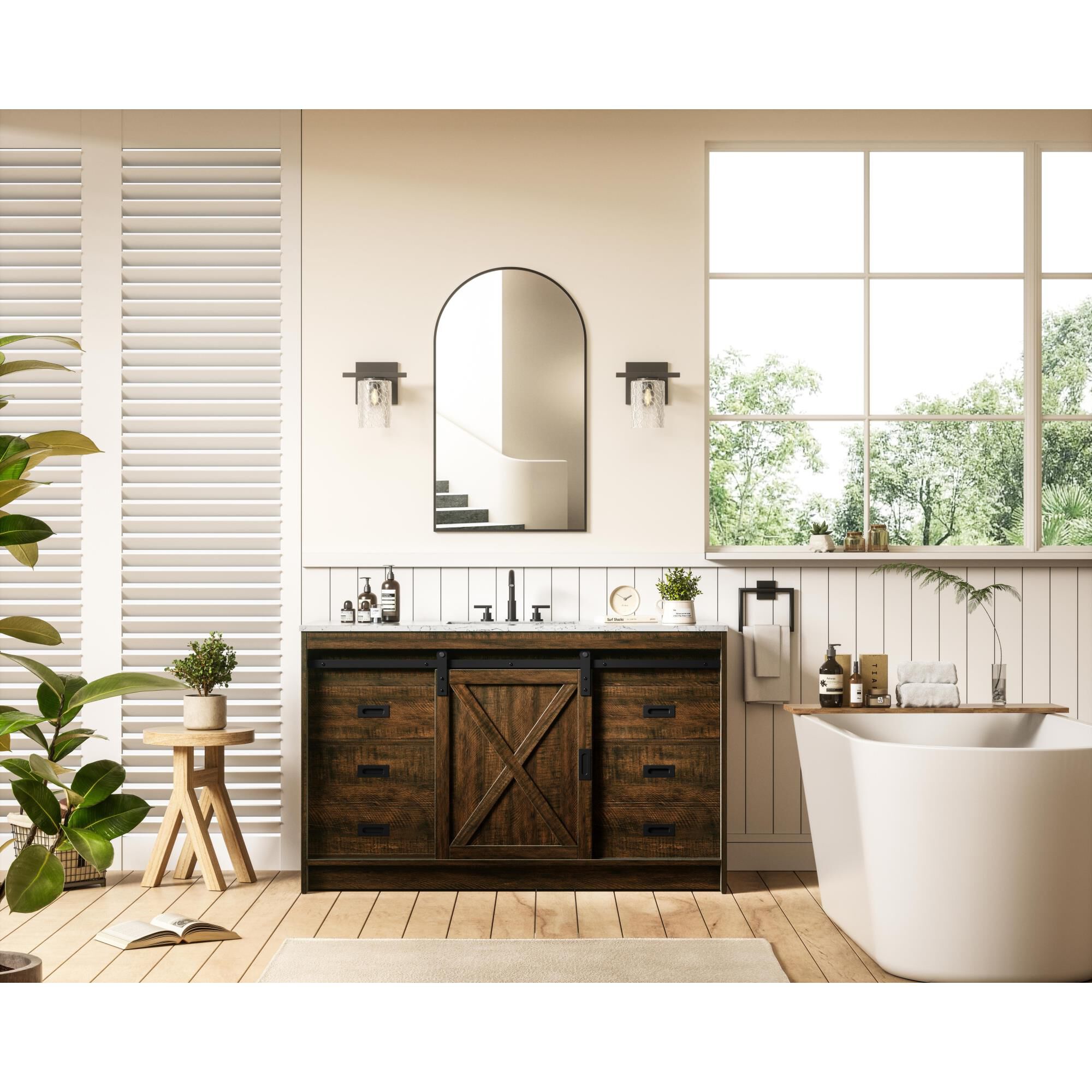 Shown in Expresso finish