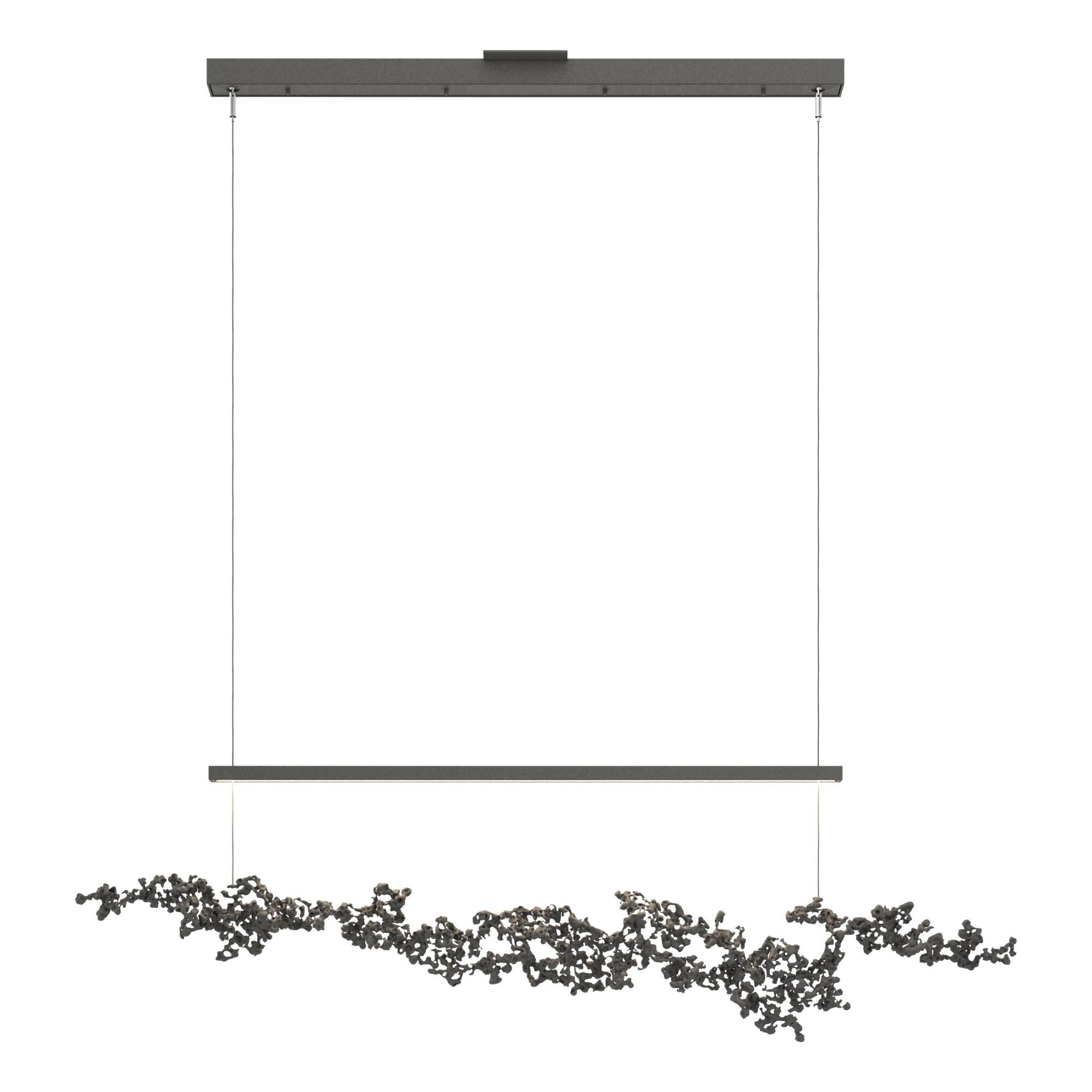 Shown in Natural Iron finish and Natural Iron Aluminum shade
