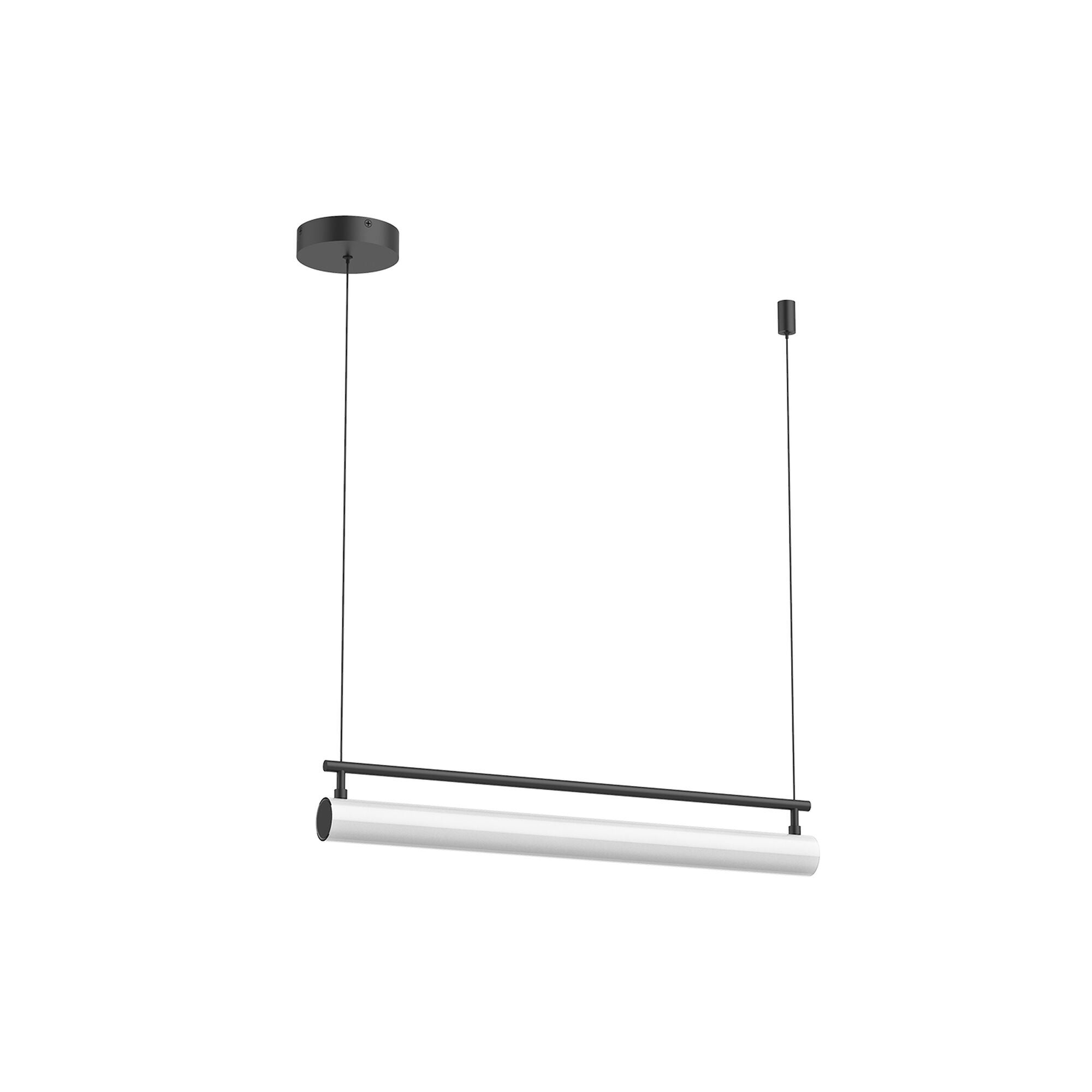 Shown in Black finish and Frosted glass