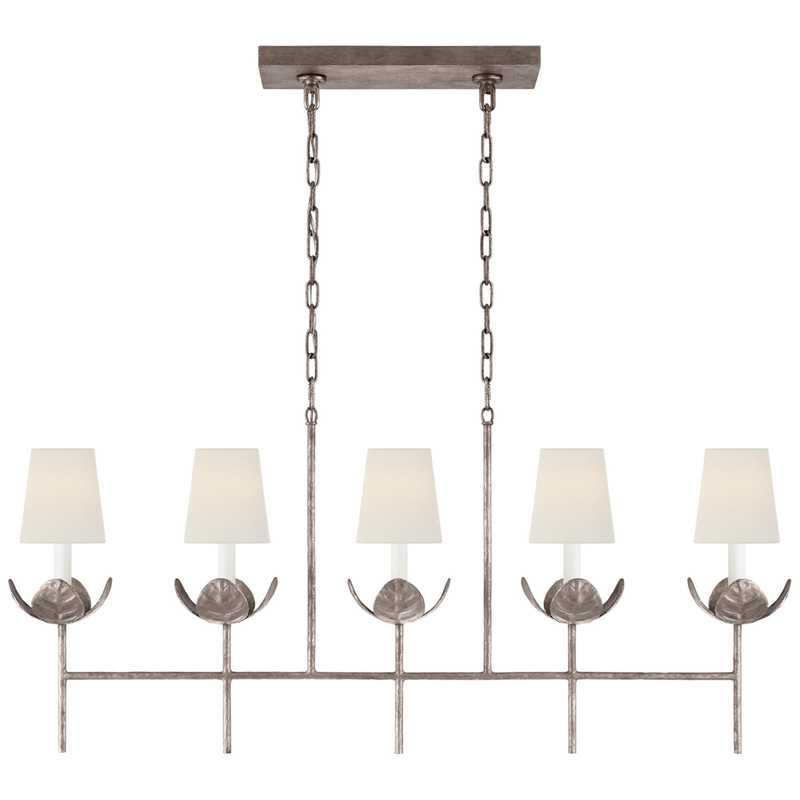 Julie Neill Illana 5 Light Linear Suspension Light by Visual Comfort Signature Collection