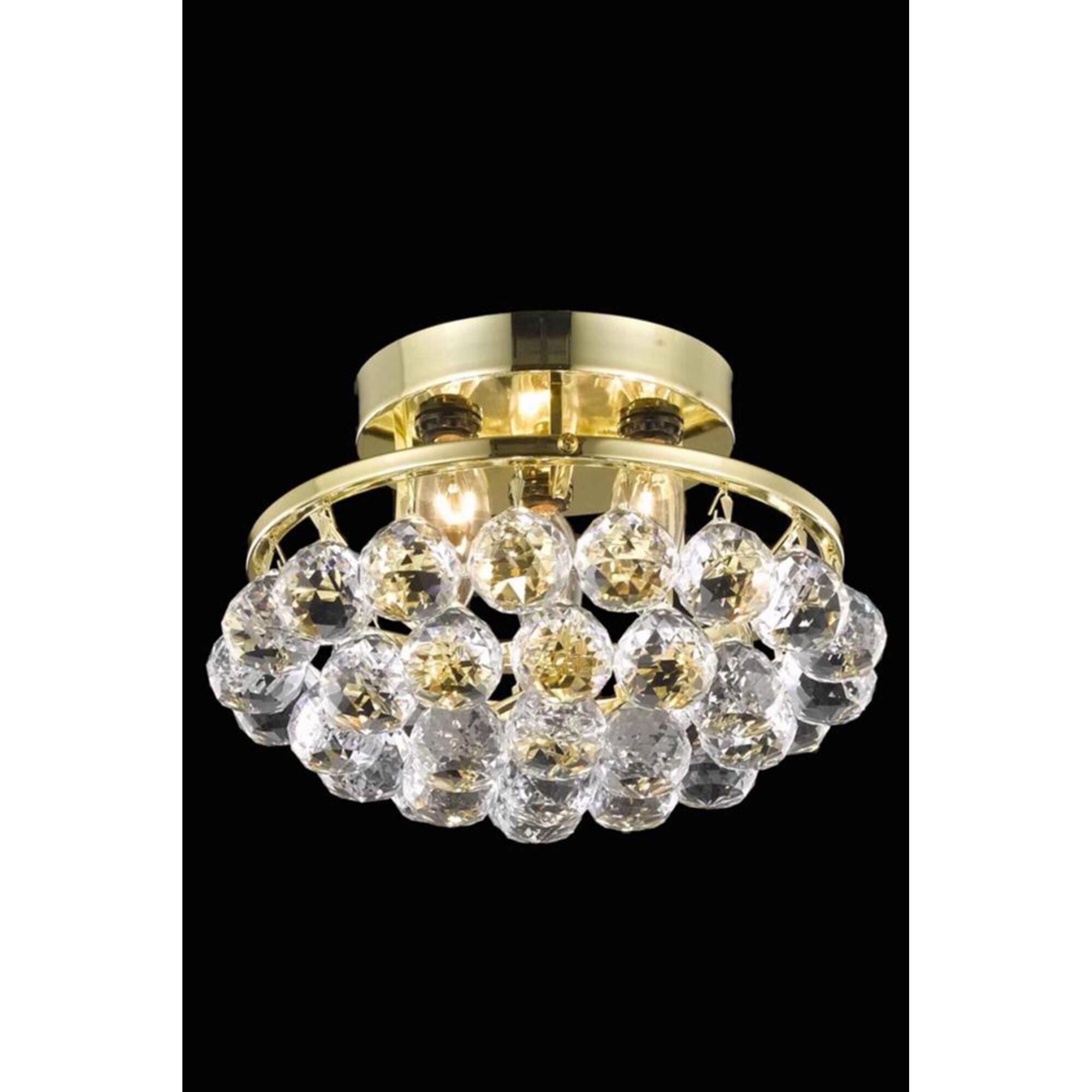 Shown in Gold finish and Royal Cut Clear crystal