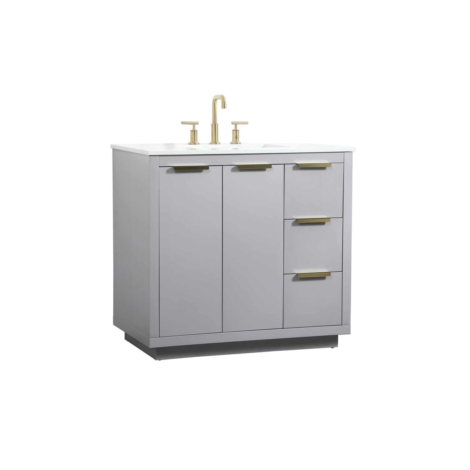 Shown in Grey finish