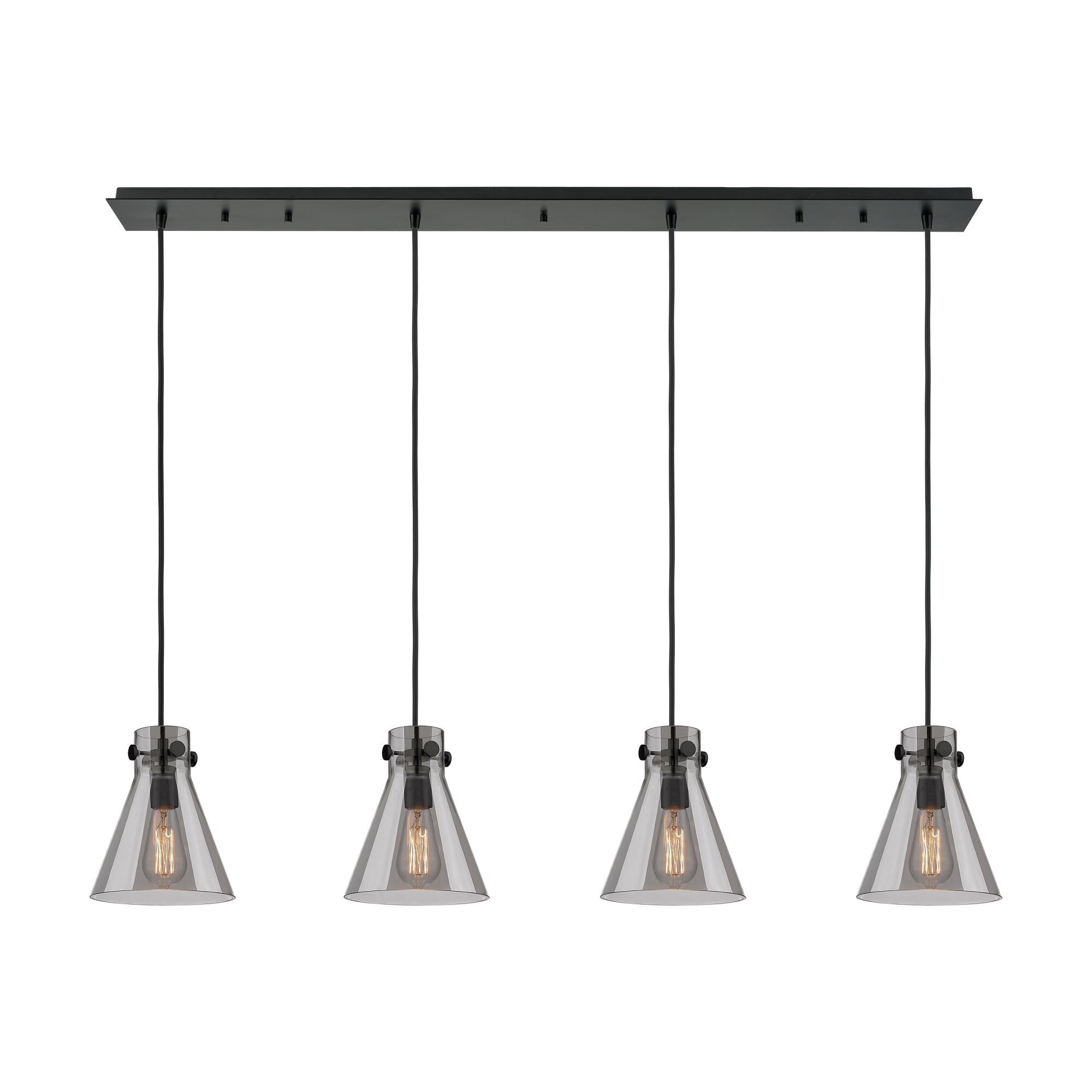Bruno Marashlian Newton Cone 51 Inch 4 Light Linear Suspension Light by Innovations Lighting