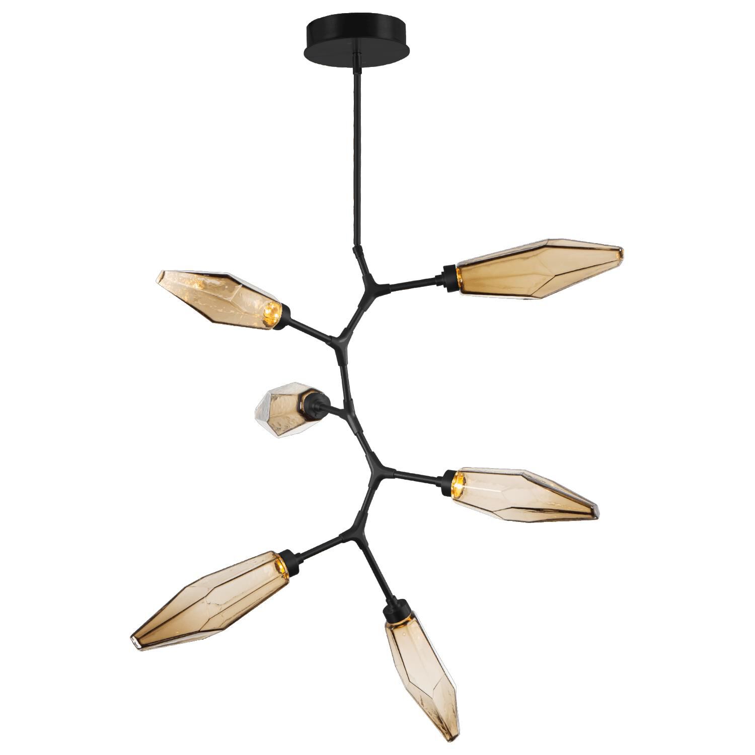 Rock Crystal Multi Light Pendant by Hammerton Studio